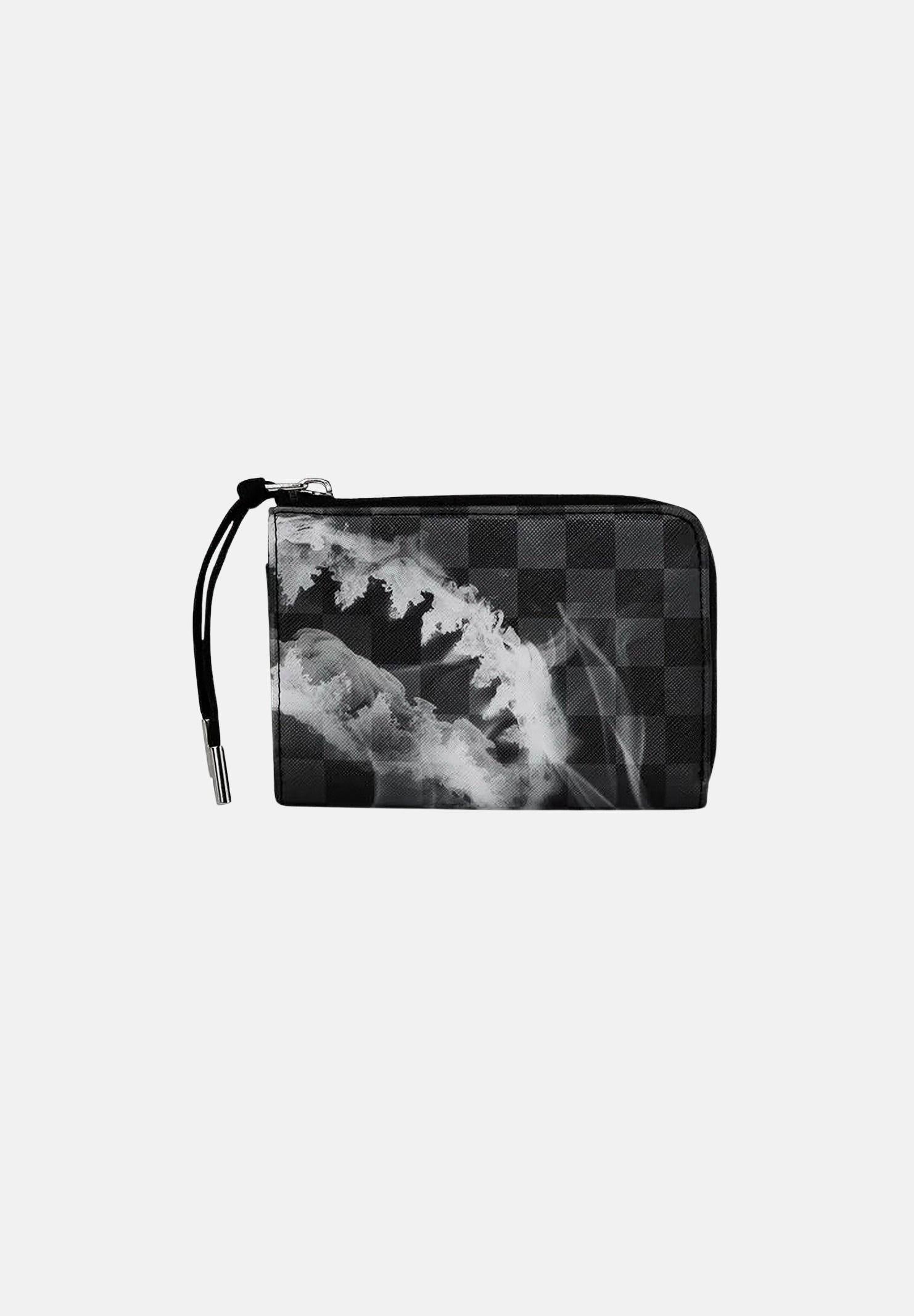 SPRAYGROUND Portafogli SIP N' SMOKE WALLET nero per uomo e donna 910W8223NSZ . SPRAYGROUND