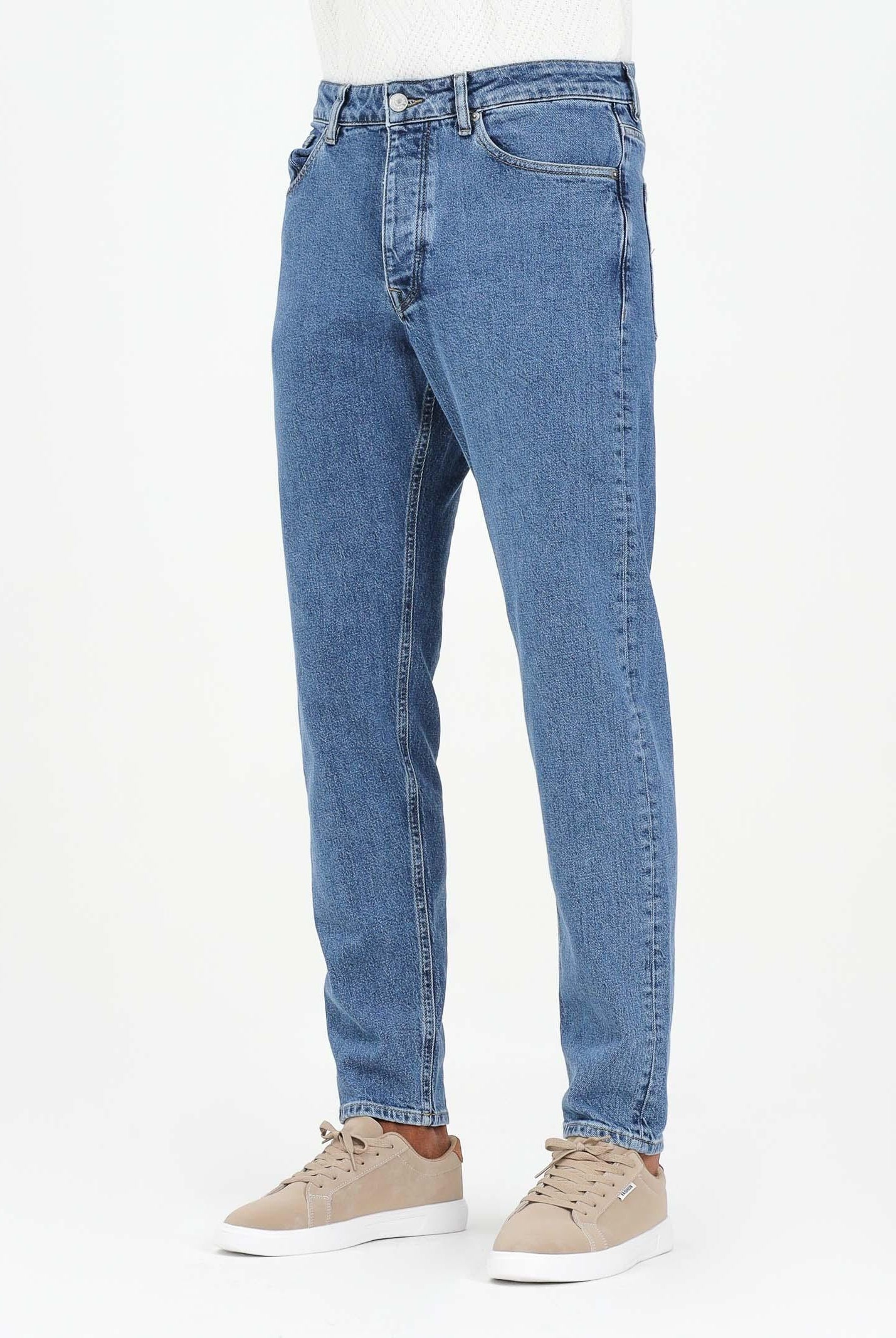 SELECTED HOMME Jeans in denim blu medio da uomo 16098202 MediumBlueDen SELECTED HOMME