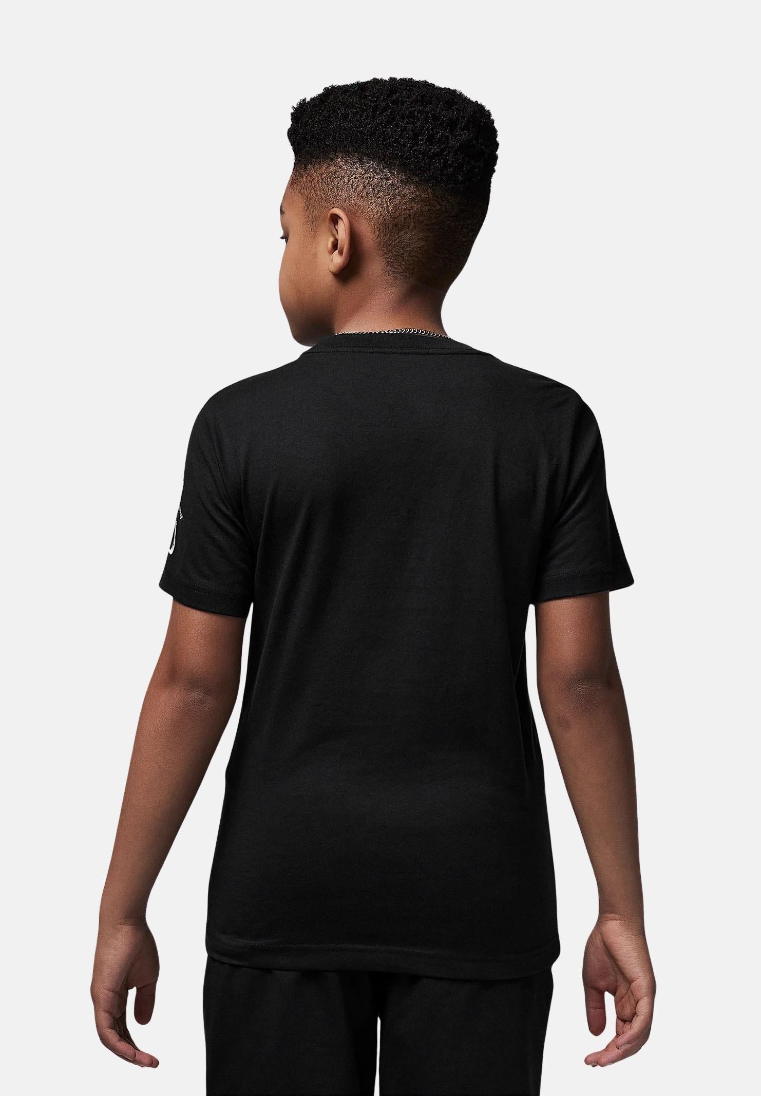 JORDAN T-shirt a manica corta Flight MVP 23 nera da bambino 95F052 023 JORDAN