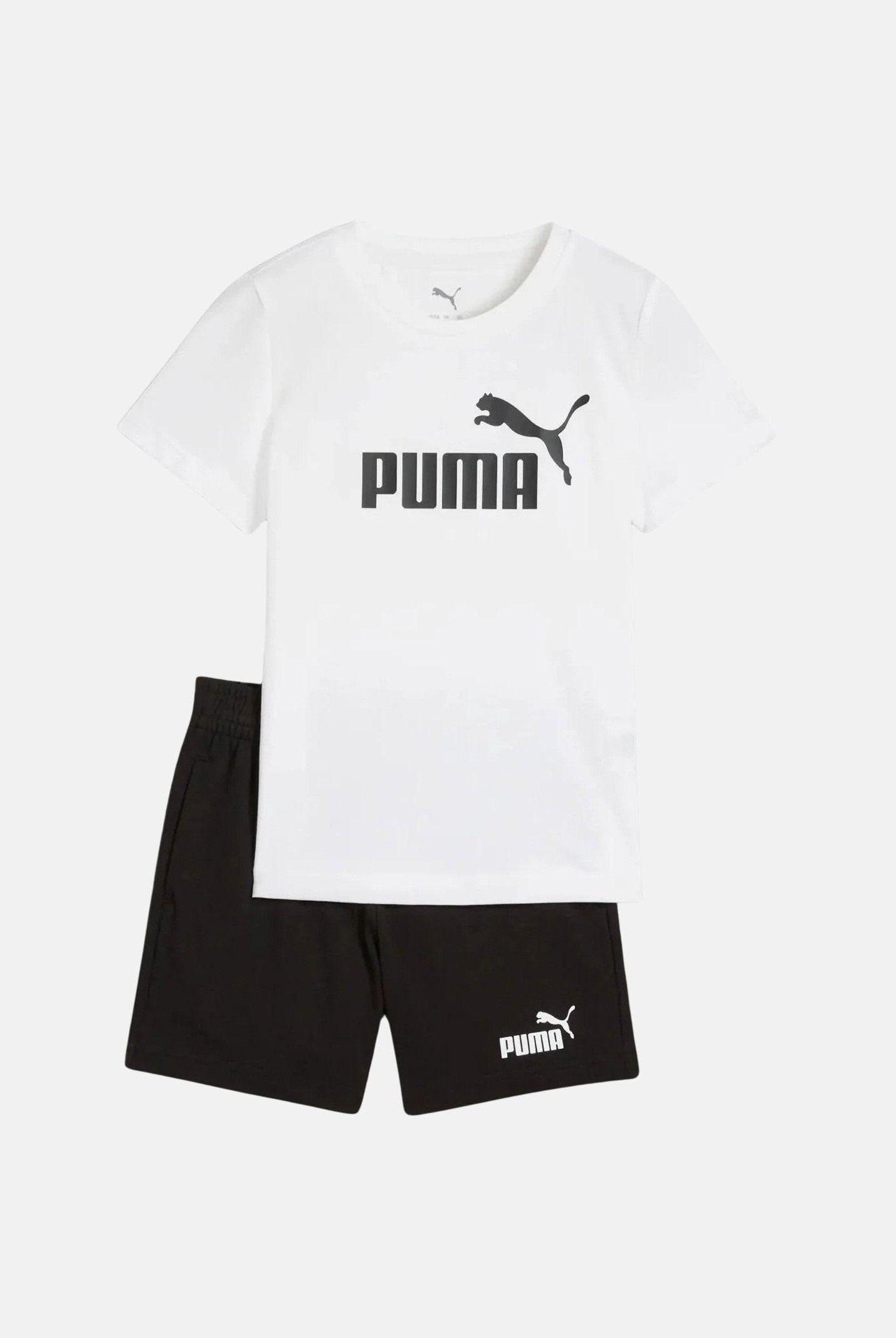 PUMA Completino Essentials bianco e nero per bambino e bambina 685240 02 PUMA