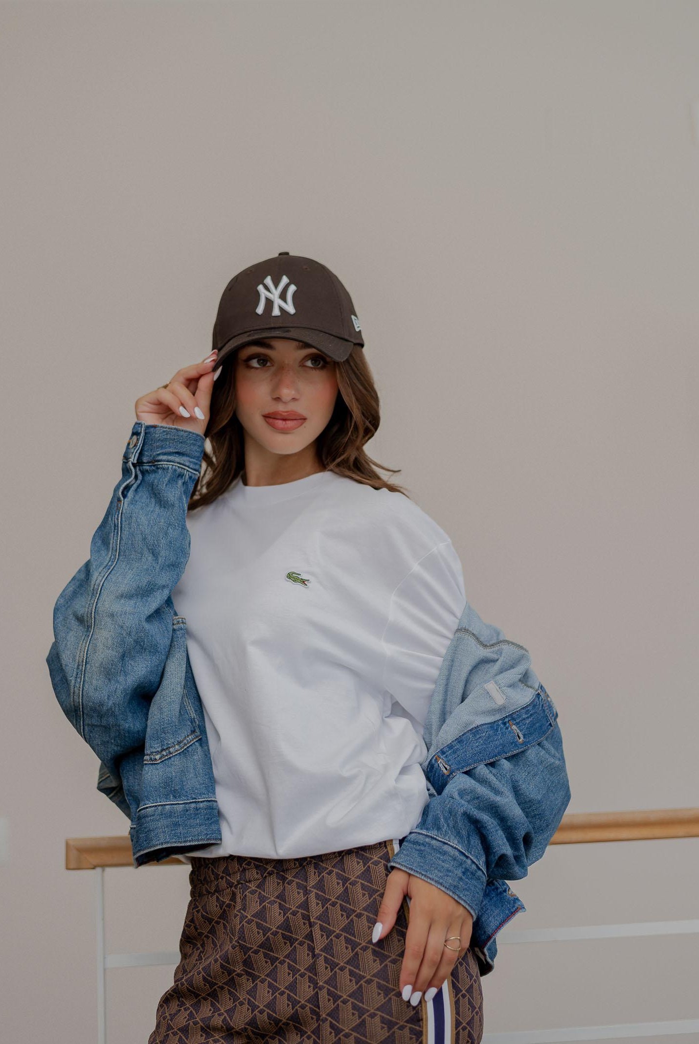 LACOSTE T-shirt a manica corta bianca per uomo e donna con logo TH7318 001 LACOSTE