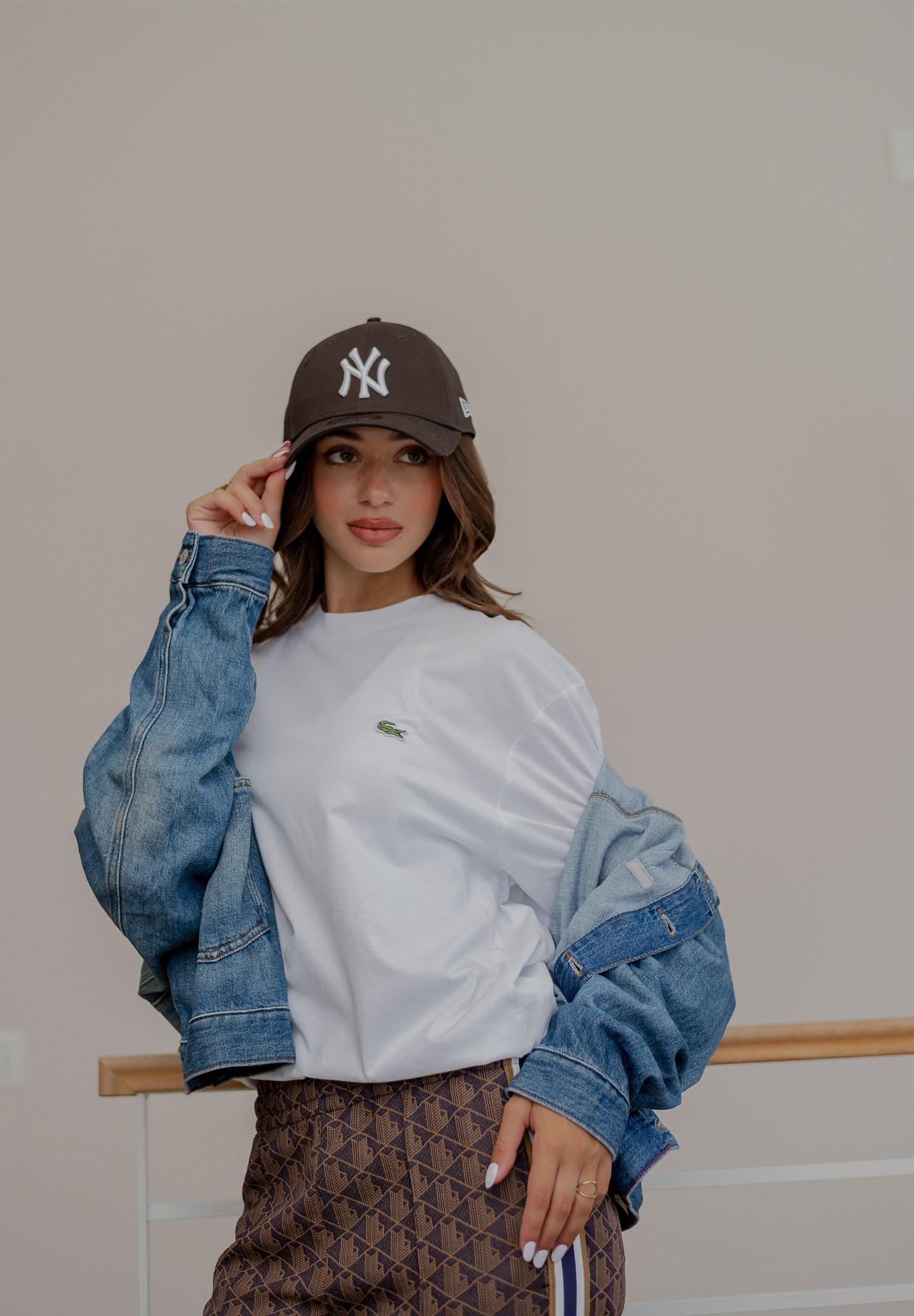 LACOSTE T-shirt a manica corta bianca per uomo e donna con logo TH7318 001 LACOSTE