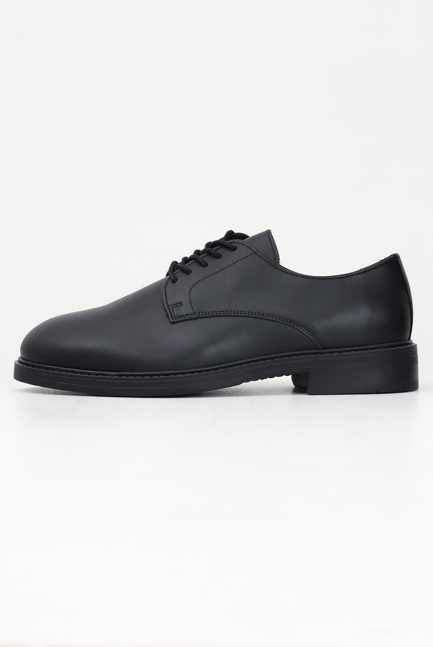 SELECTED HOMME Scarpe stringate nere da uomo 16095935 BLACK SELECTED HOMME