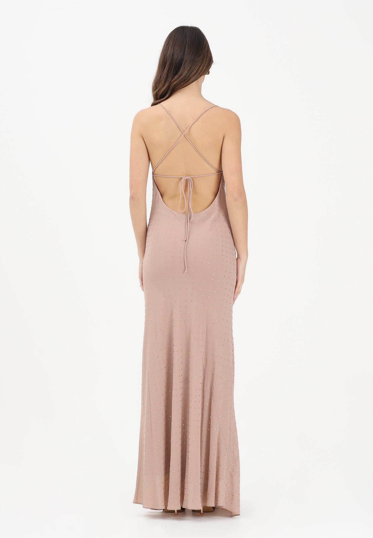 PINKO Abito lungo FARRO nude da donna 106299A32X Q24 PINKO