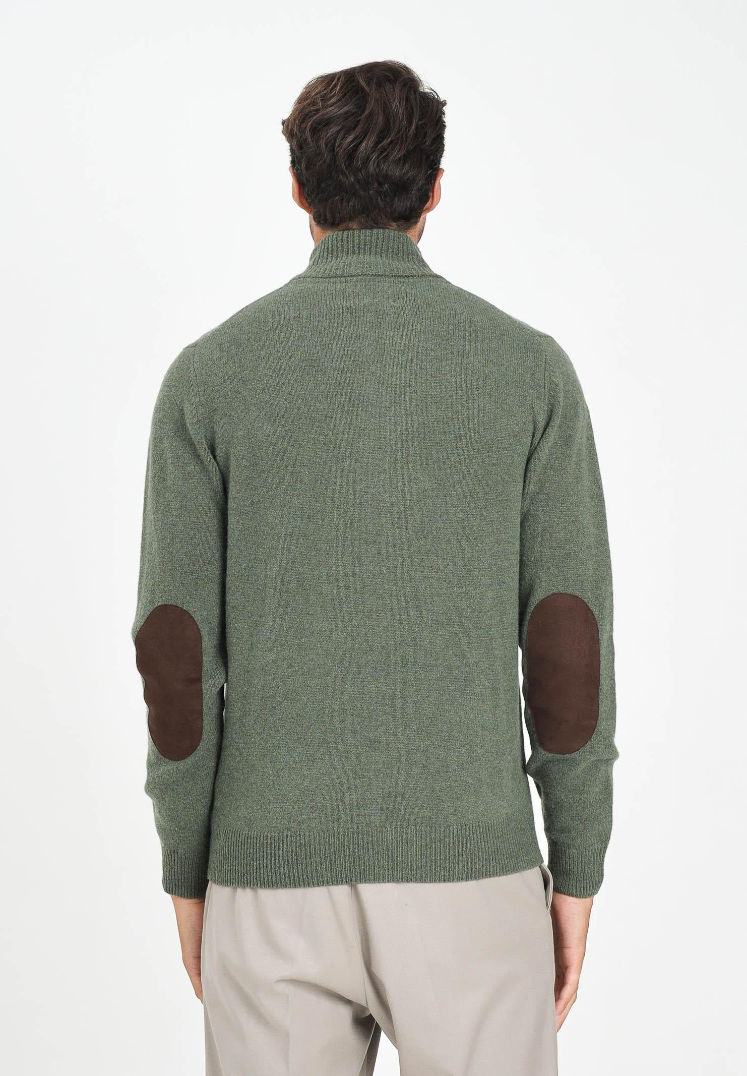 BARBOUR Cardigan Patch verde da uomo 252MMKN0731 OL51 BARBOUR