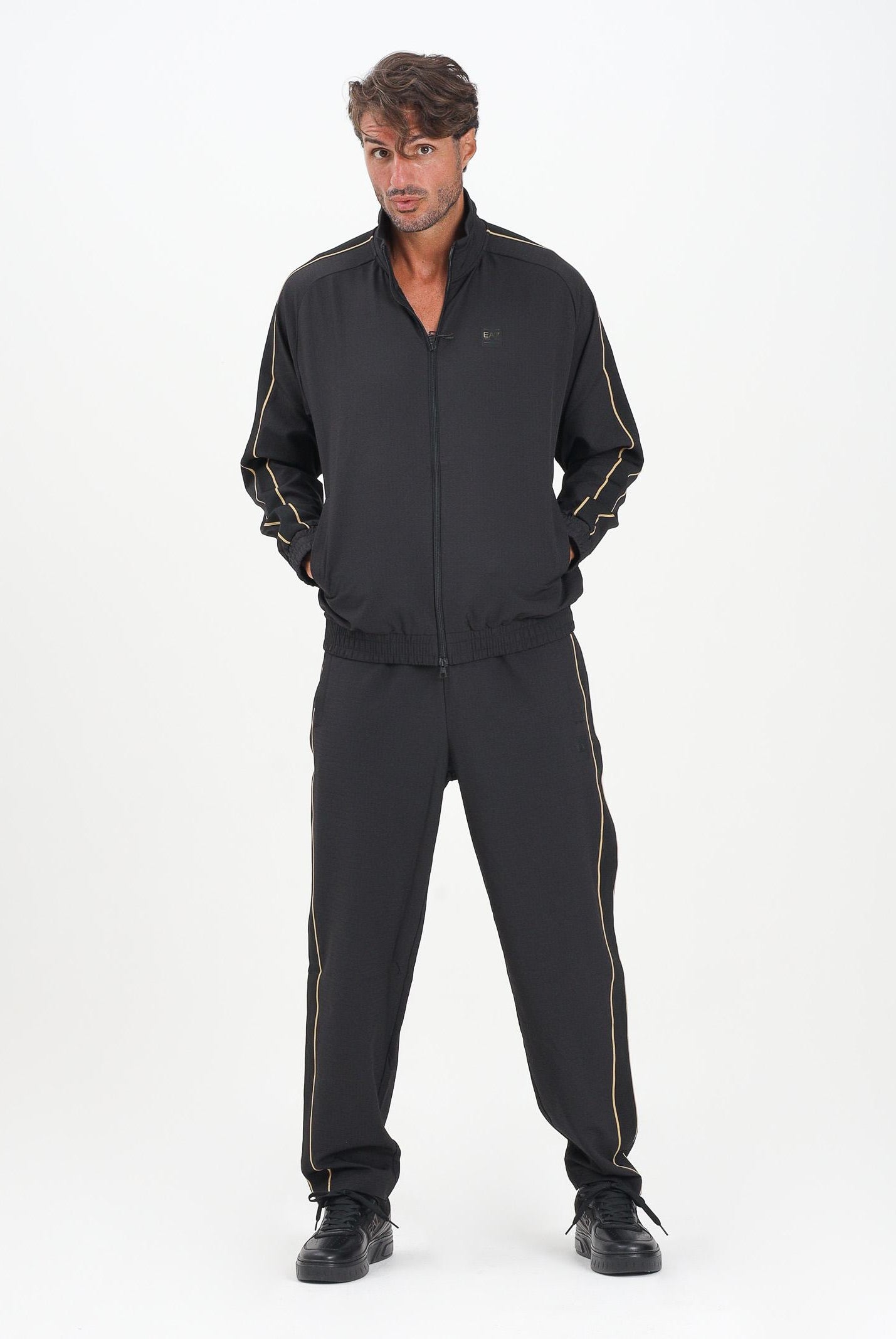 EA7 Tuta Soccer nera da uomo 7M000785AF16945 UC001 EA7