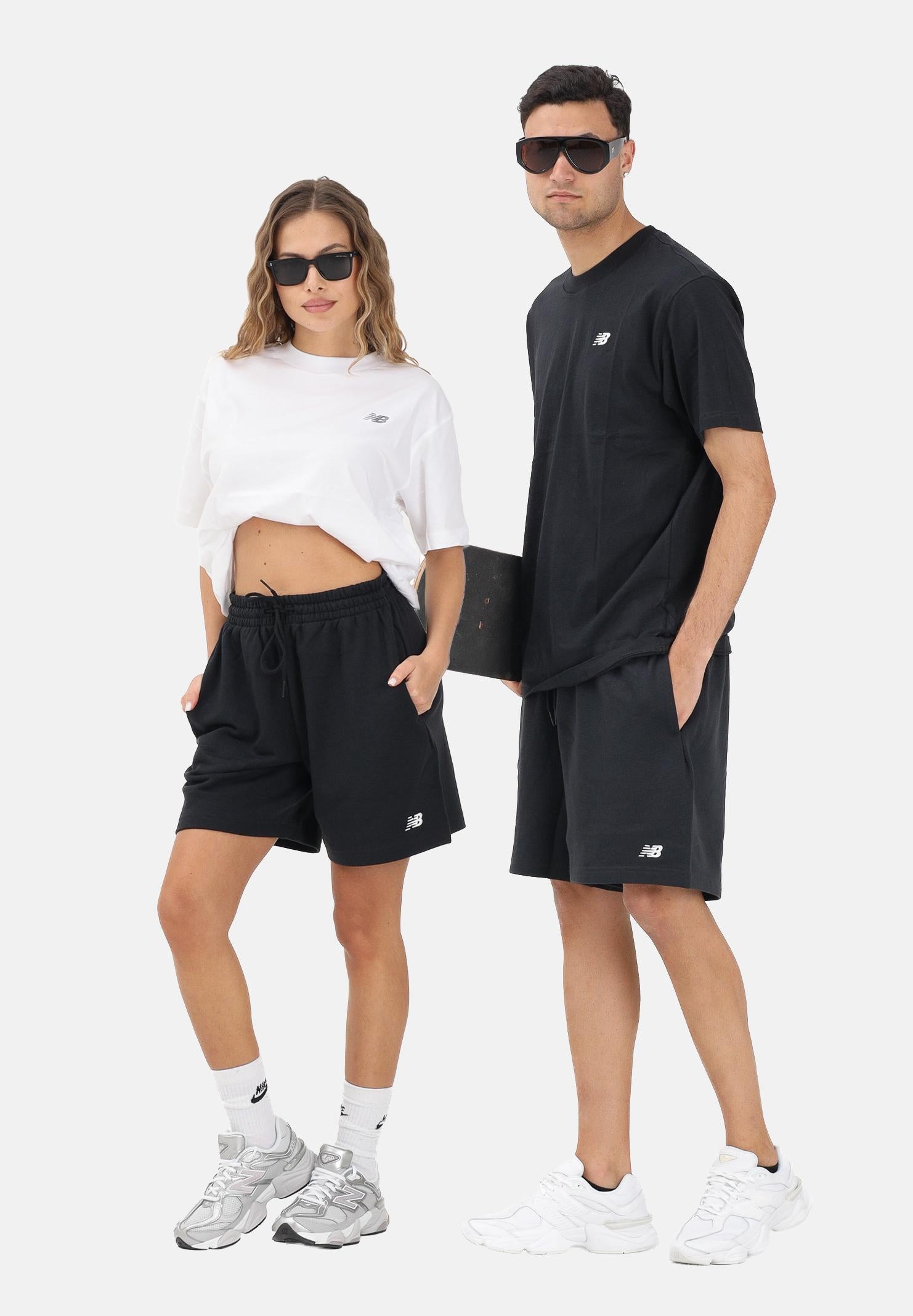 NEW BALANCE Shorts sportivo ESSENTIALS nero per uomo e donna MS41520BK . NEW BALANCE