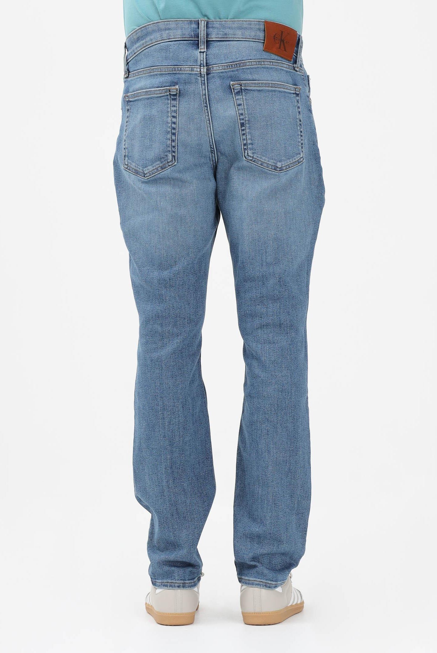 CALVIN KLEIN JEANS Jeans in denim medio da uomo LV04RE776G3MA . CALVIN KLEIN JEANS
