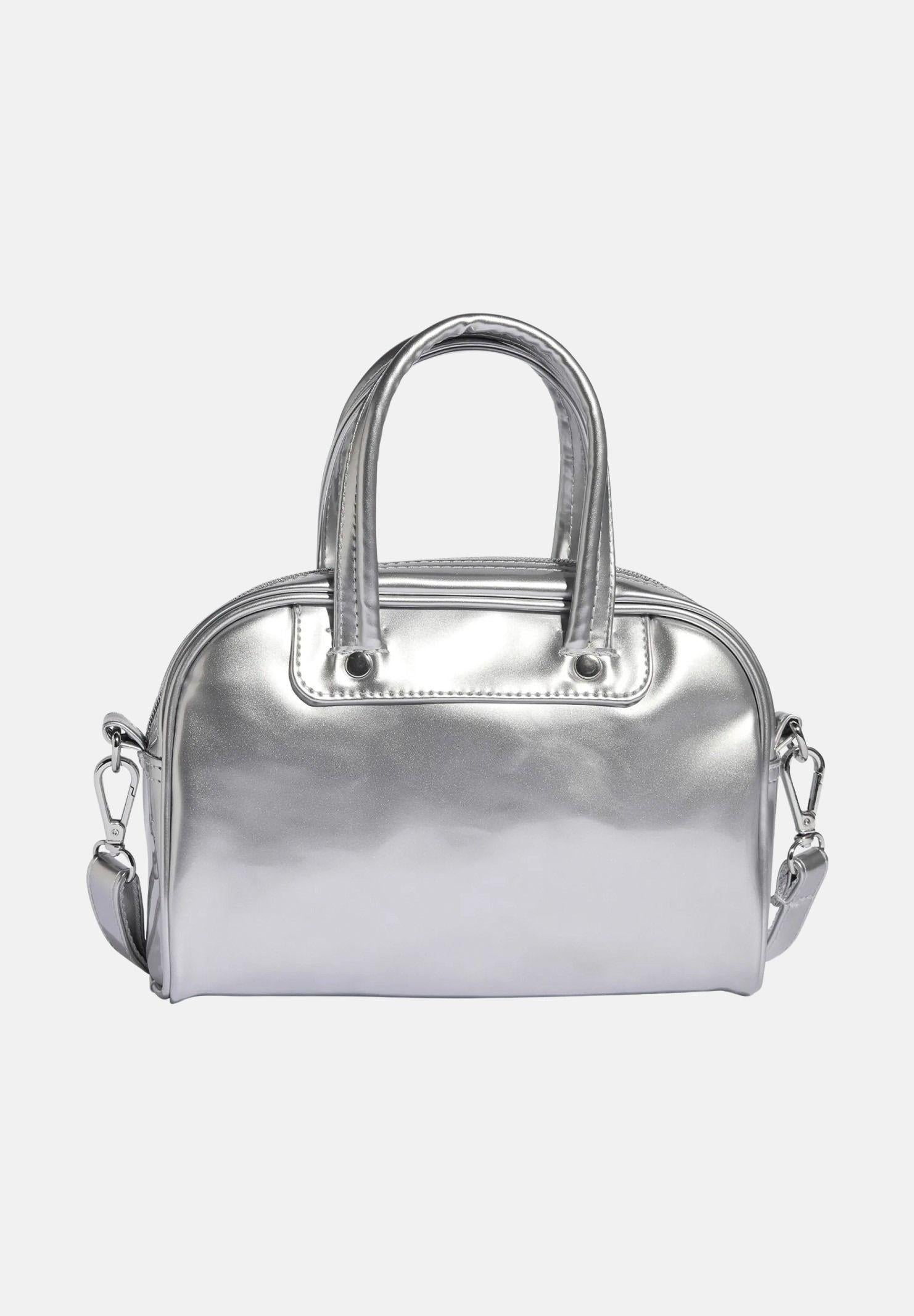 ADIDAS ORIGINALS Borsa a mano Adicolor Mini Bowling argento da donna KD7839 . ADIDAS ORIGINALS