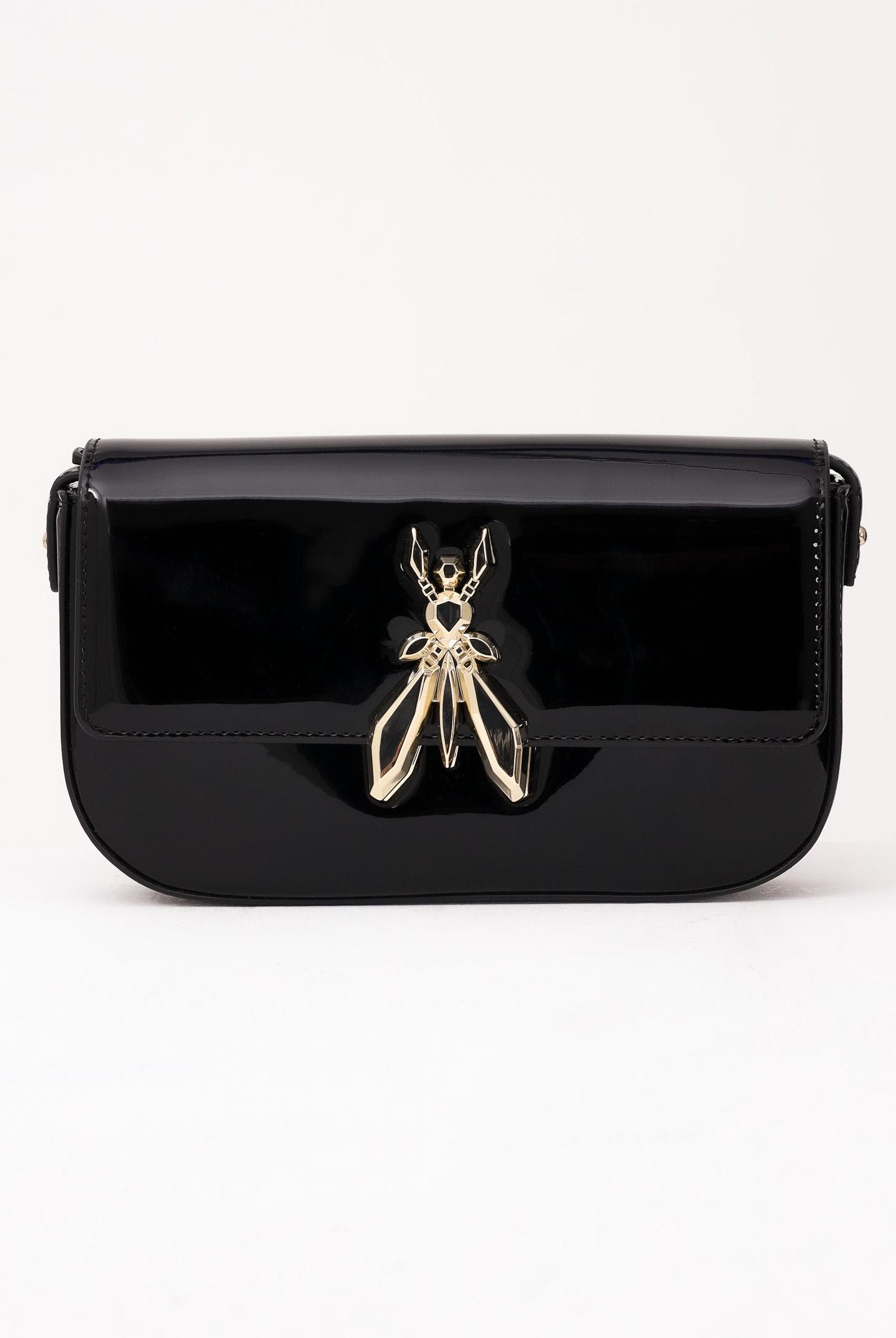 PATRIZIA PEPE Borsa a tracolla "ESSENTIAL" Fly nera da donna 8B0231L125 K182 PATRIZIA PEPE