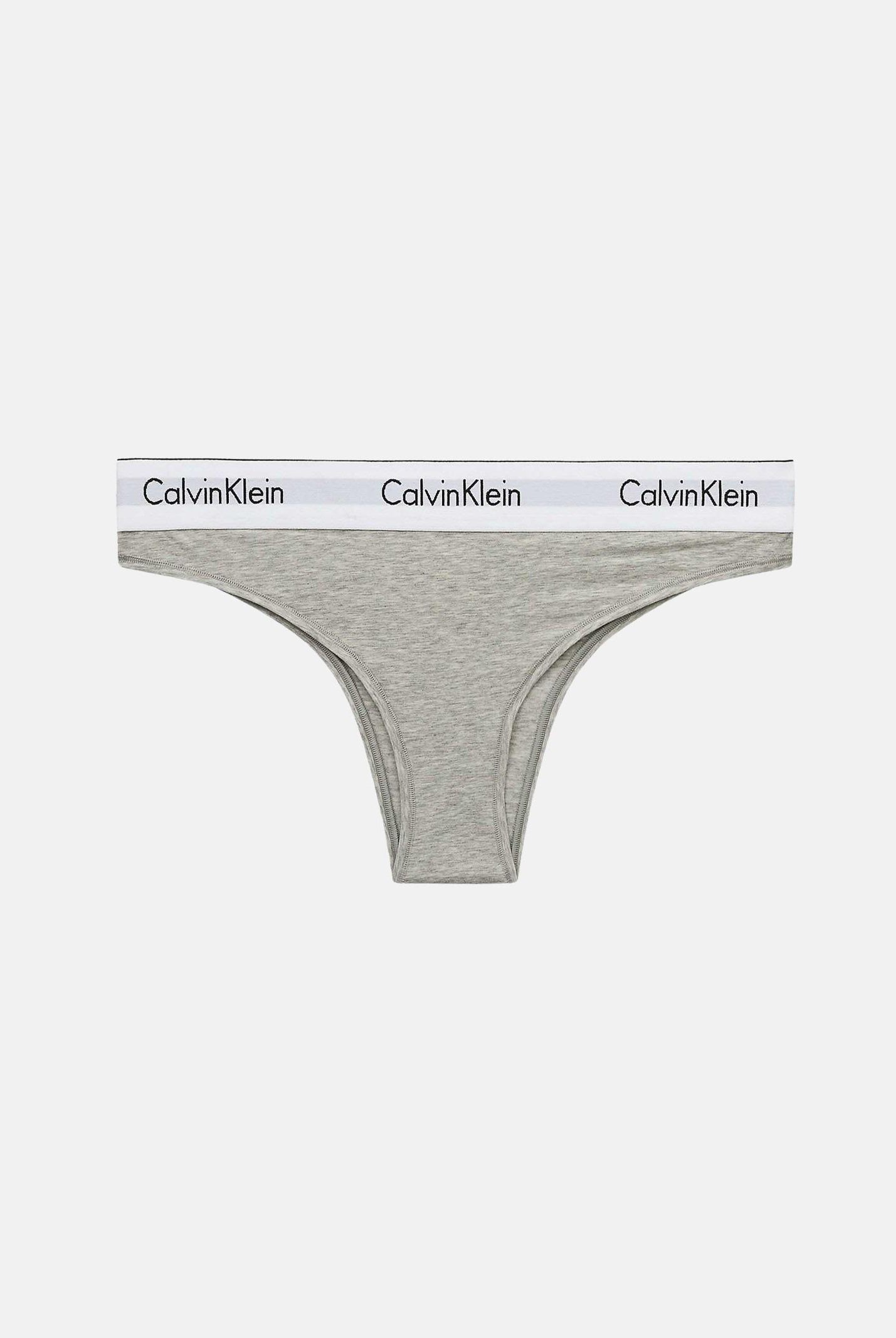 CALVIN KLEIN Slip grigio da donna con elastico logato 000QF5981E P7A CALVIN KLEIN
