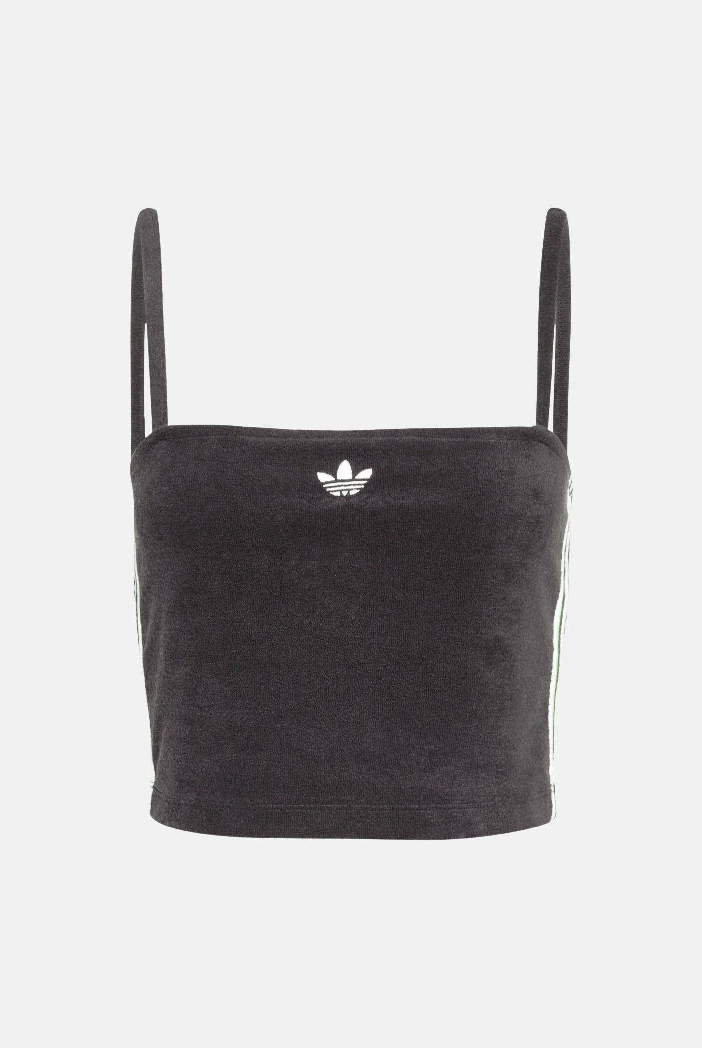 ADIDAS ORIGINALS Top Terry Towel Tank nero da donna KD1406 . ADIDAS ORIGINALS