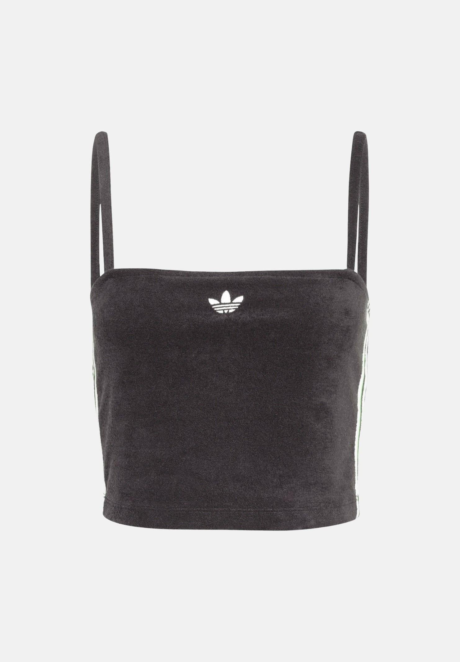 ADIDAS ORIGINALS Top Terry Towel Tank nero da donna KD1406 . ADIDAS ORIGINALS