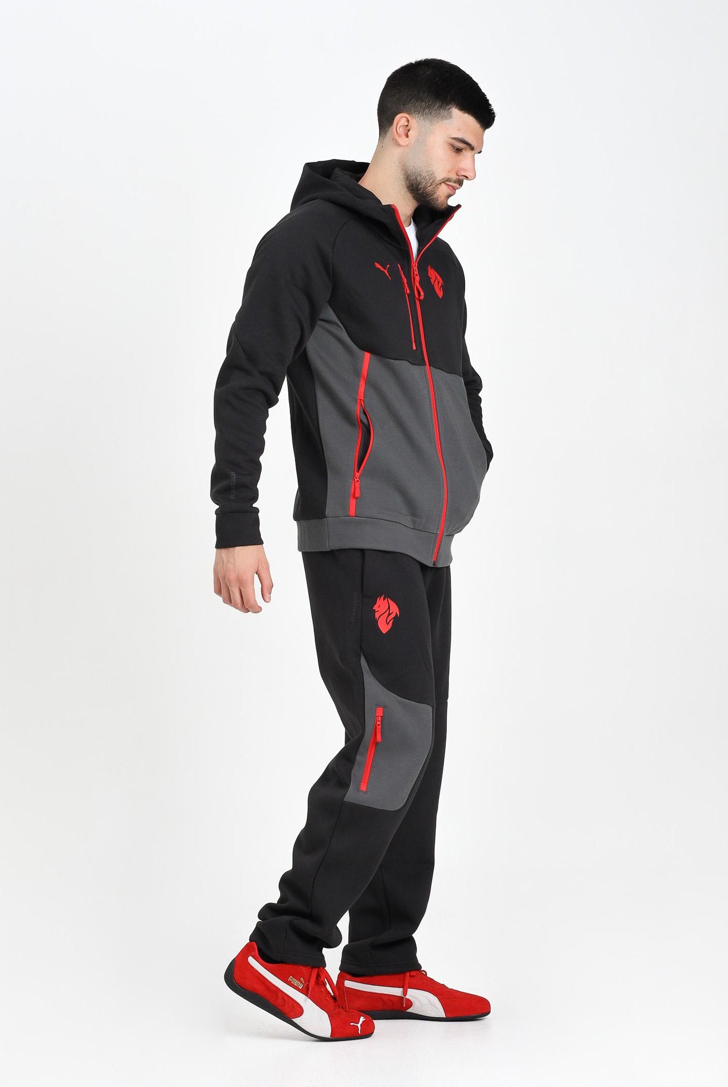 PUMA Pantalone sportivo AC Milan PUMATECH nero da uomo 782395 04 PUMA