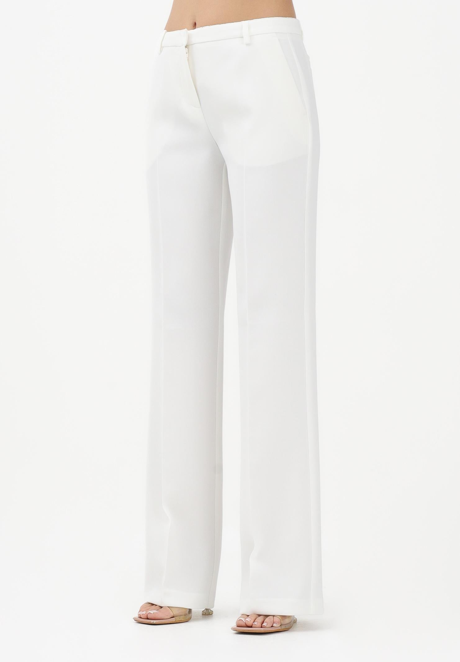 PINKO Pantalone elegante EUCALIPTO bianco da donna 106632A32Z Z07 PINKO