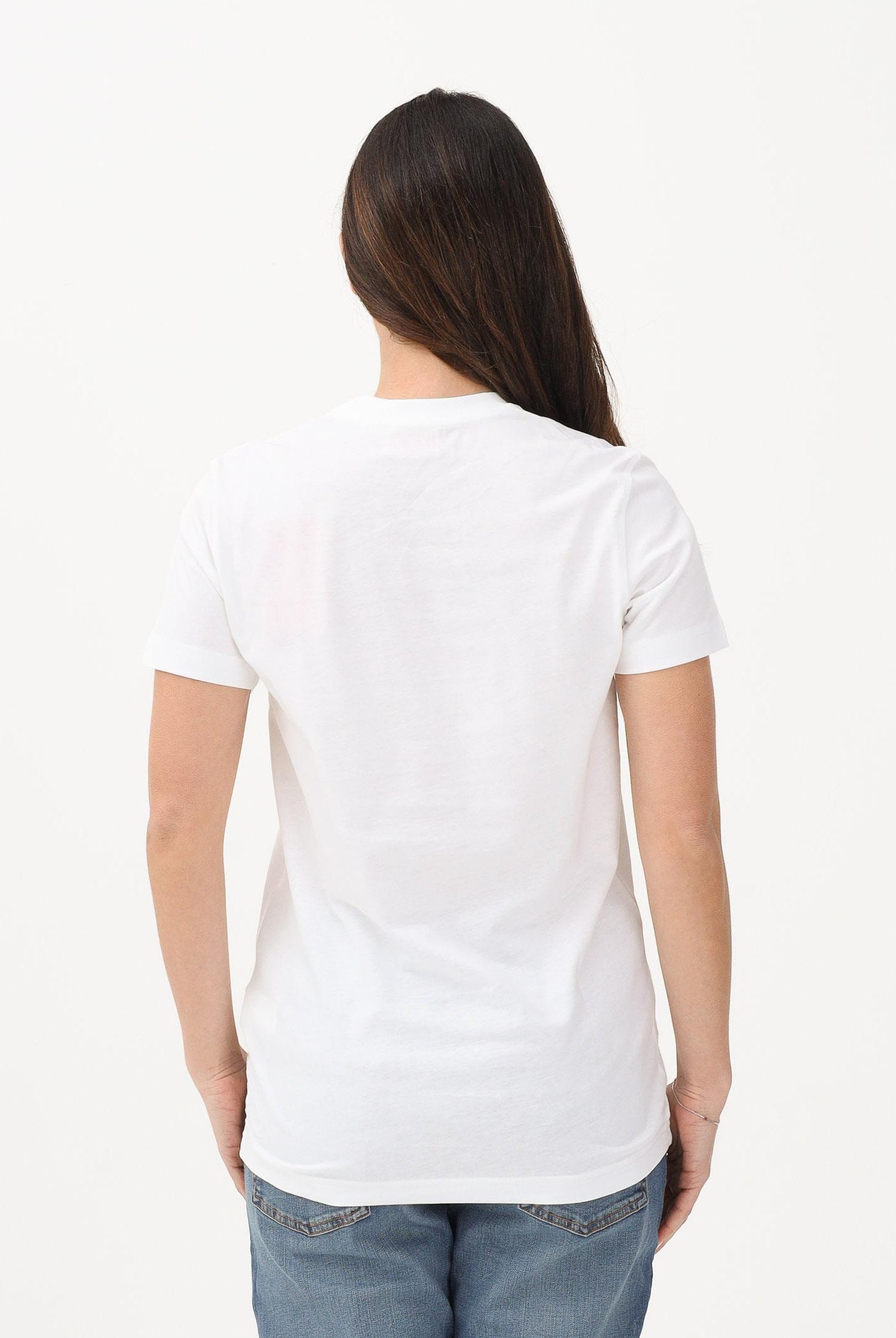DIESEL T-shirt a manica corta bianca per donna, ragazzi e bambini con logo J027710CATM K100 DIESEL