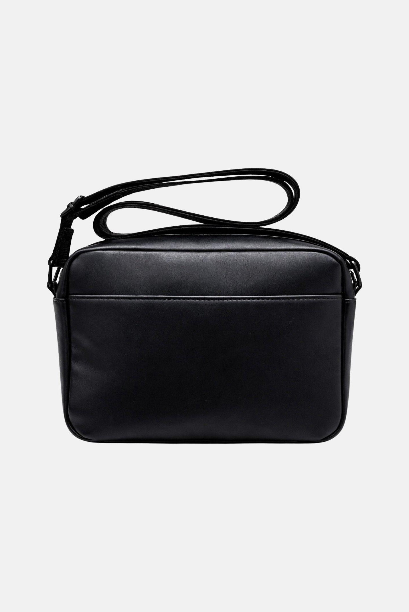 MARCELO BURLON COUNTY OF MILAN Borsa a tracolla nera per uomo e donna con stampa ali COMAS2603530895 . MARCELO BURLON COUNTY OF MILAN