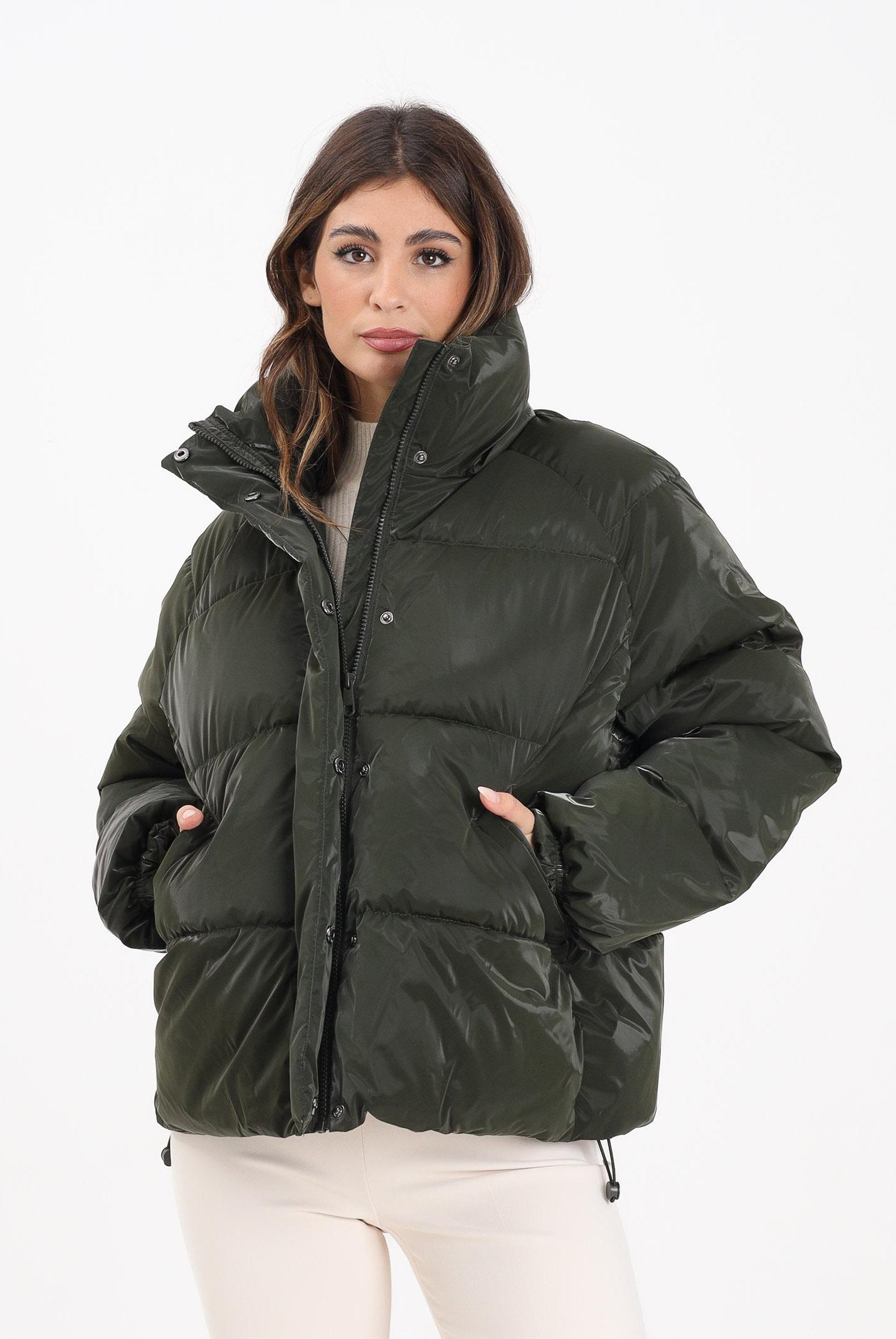 ONLY Piumino verde militare da donna 15351969 Rosin ONLY