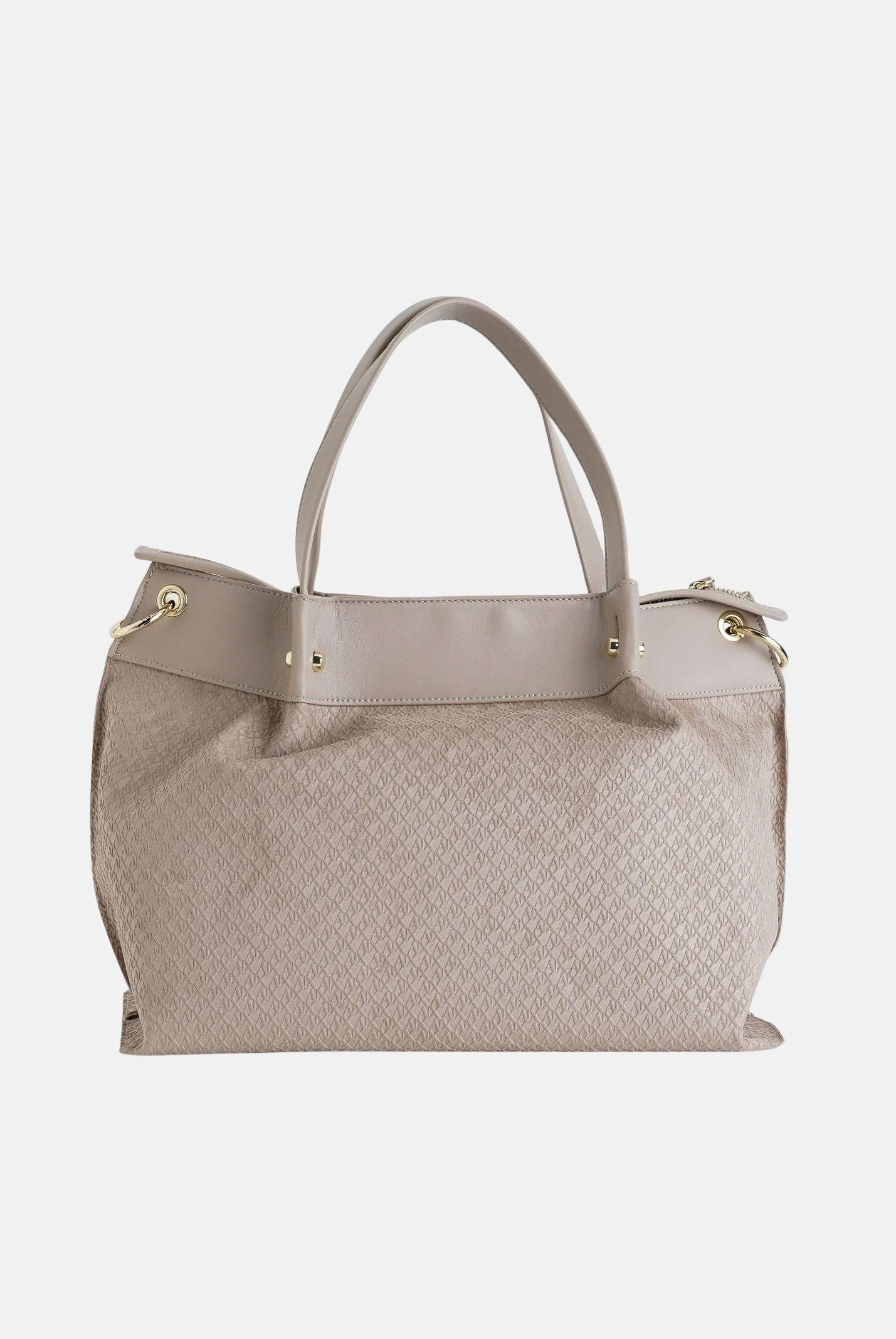 ARMANI EXCHANGE Borsa a mano beige da donna con logo A|X XW001211AF22645 U6119 ARMANI EXCHANGE
