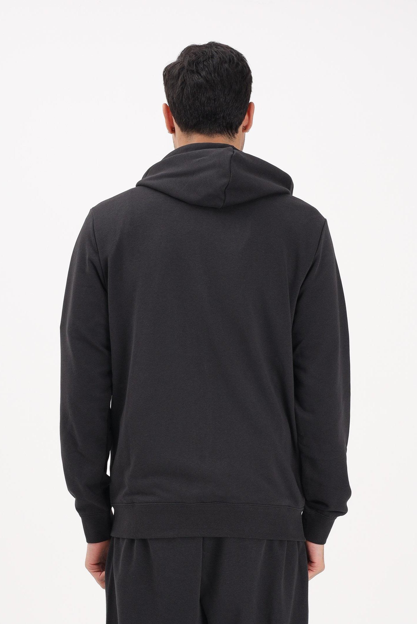 PUMA Felpa con zip Essentials nera da uomo 682588 01 PUMA