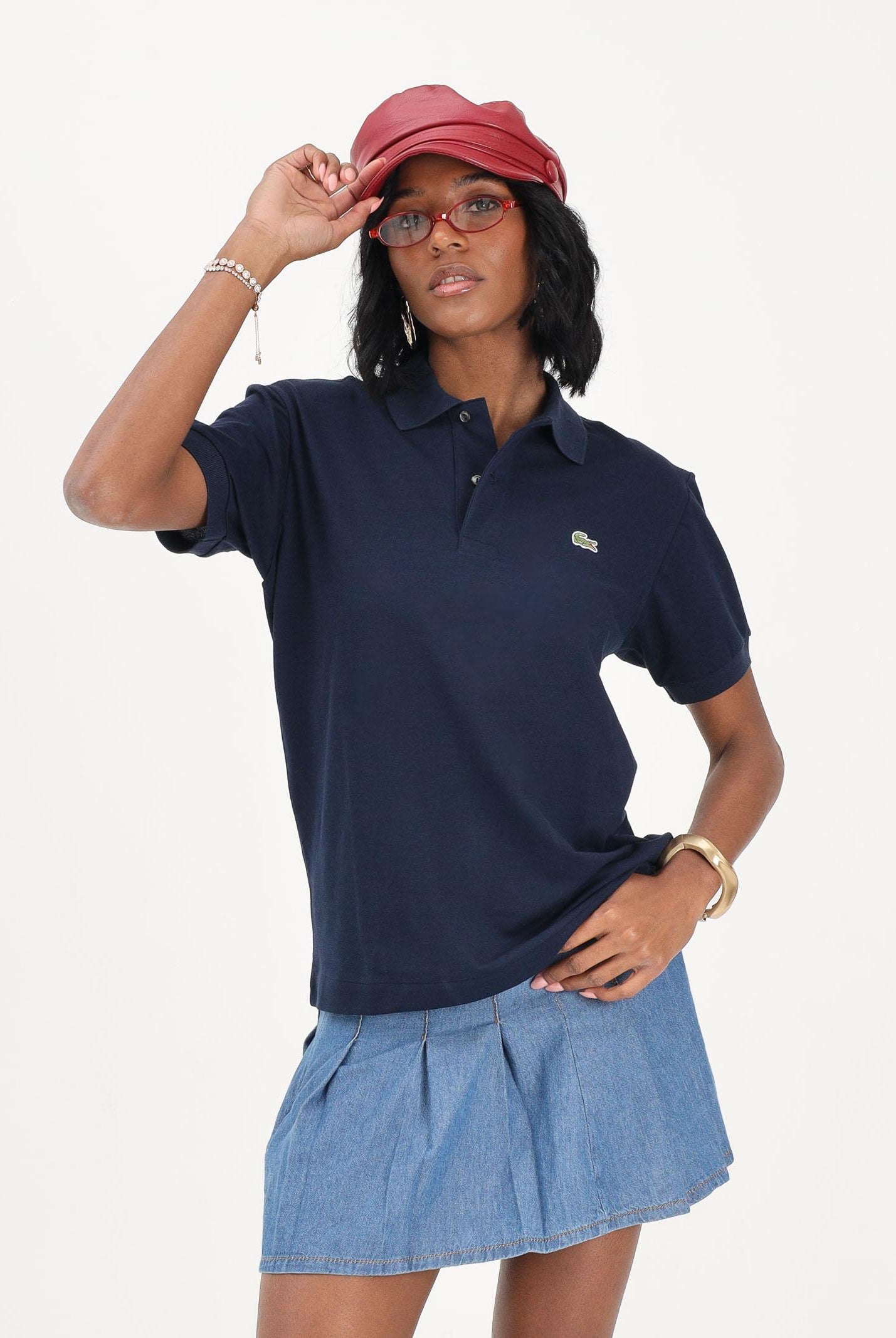 LACOSTE Polo a manica corta Classic Fit L.12.12 LIGHT blu per uomo e donna PH9851 166 LACOSTE