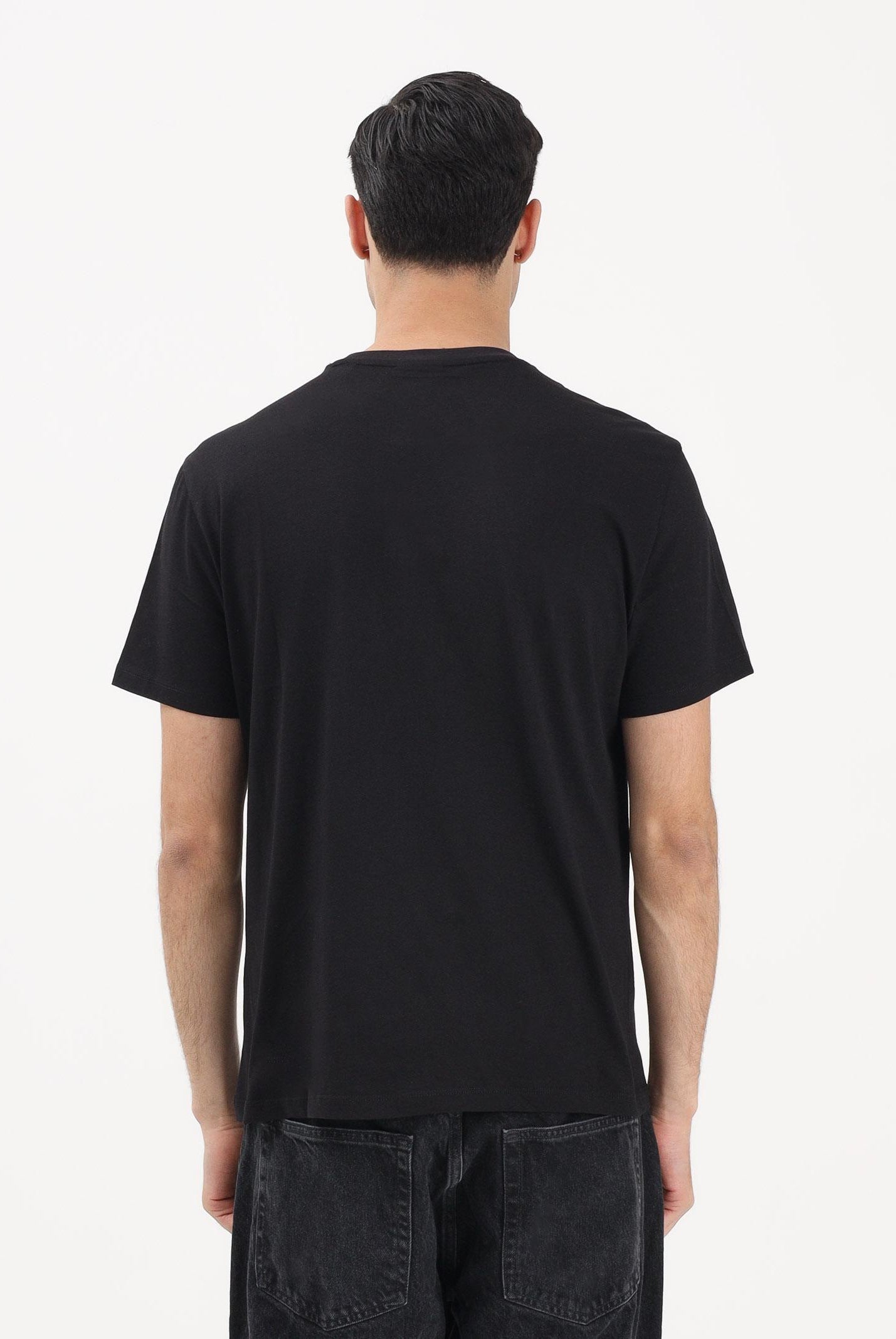 ARMANI EXCHANGE T-shirt a manica corta nera da uomo con stampa XM002784AF10356 UC001 ARMANI EXCHANGE