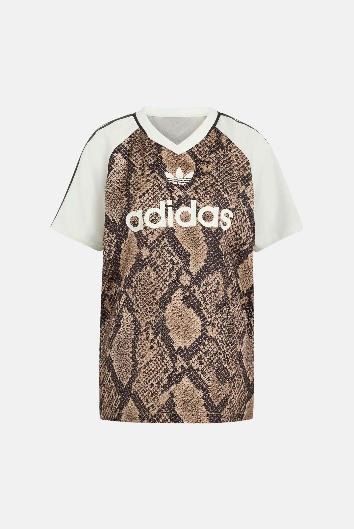 ADIDAS ORIGINALS t-shirt Originals beige marrone donna. KX1897 . ADIDAS ORIGINALS