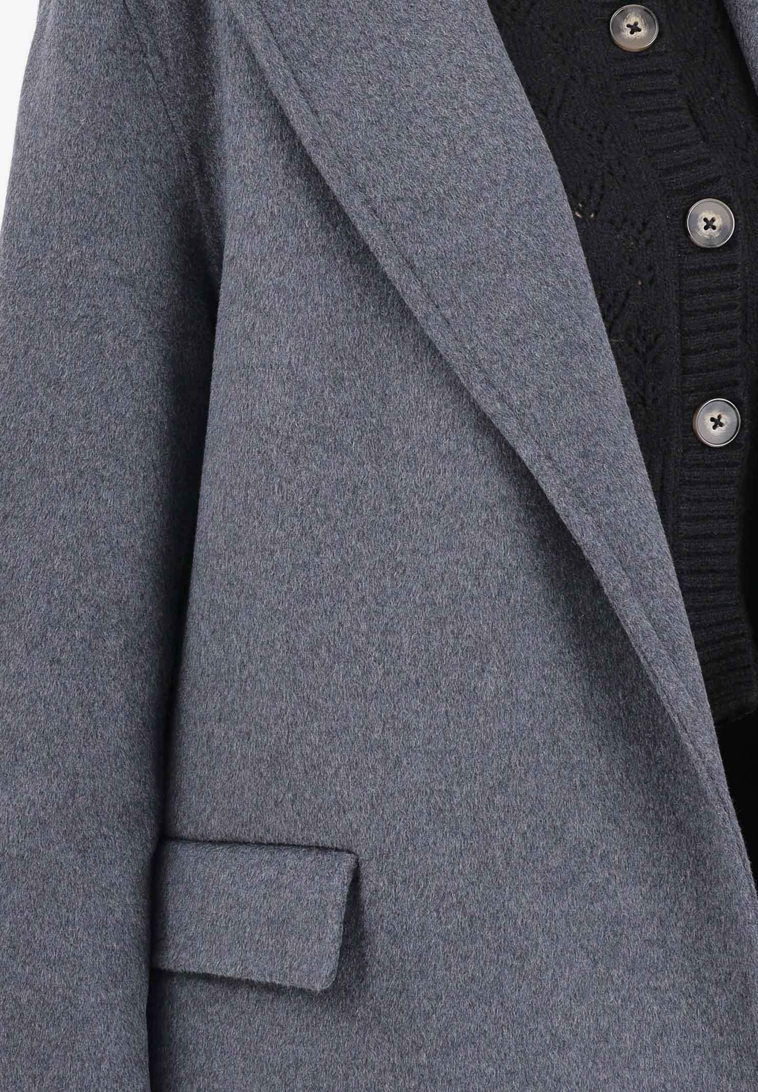 VICOLO Cappotto lungo grigio da donna TF0058 A195 VICOLO