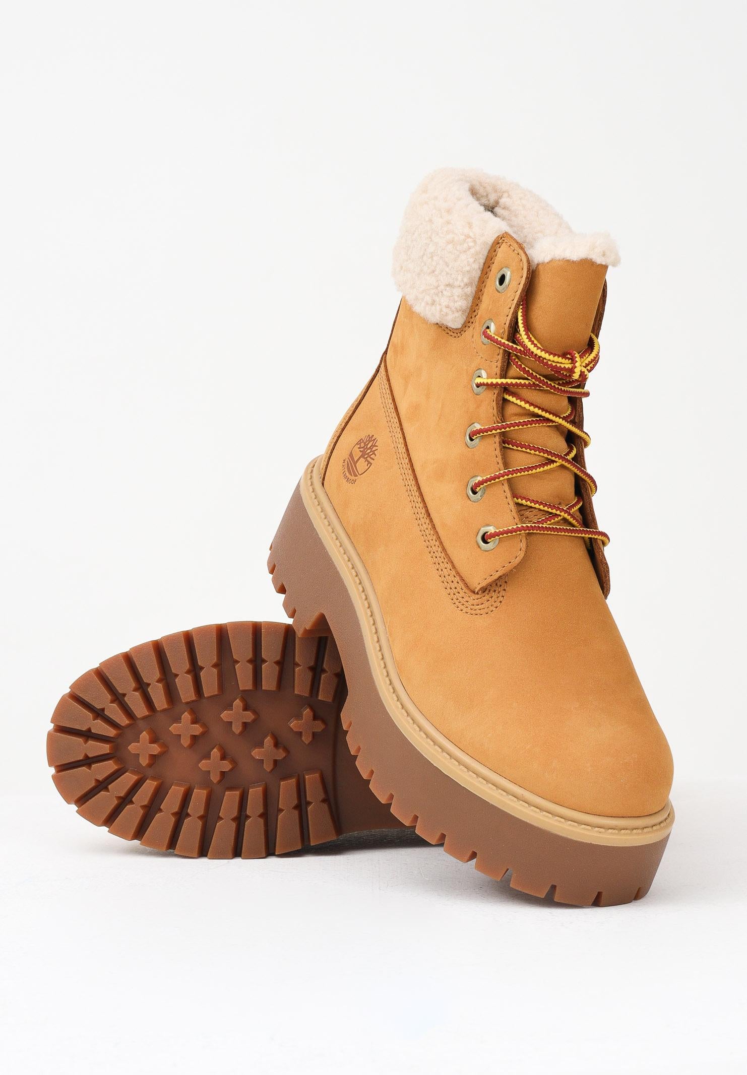 TIMBERLAND Anfibi impermeabili foderati con Plateau Stone Street gialli da donna TB0A2PU67541 TIMBERLAND