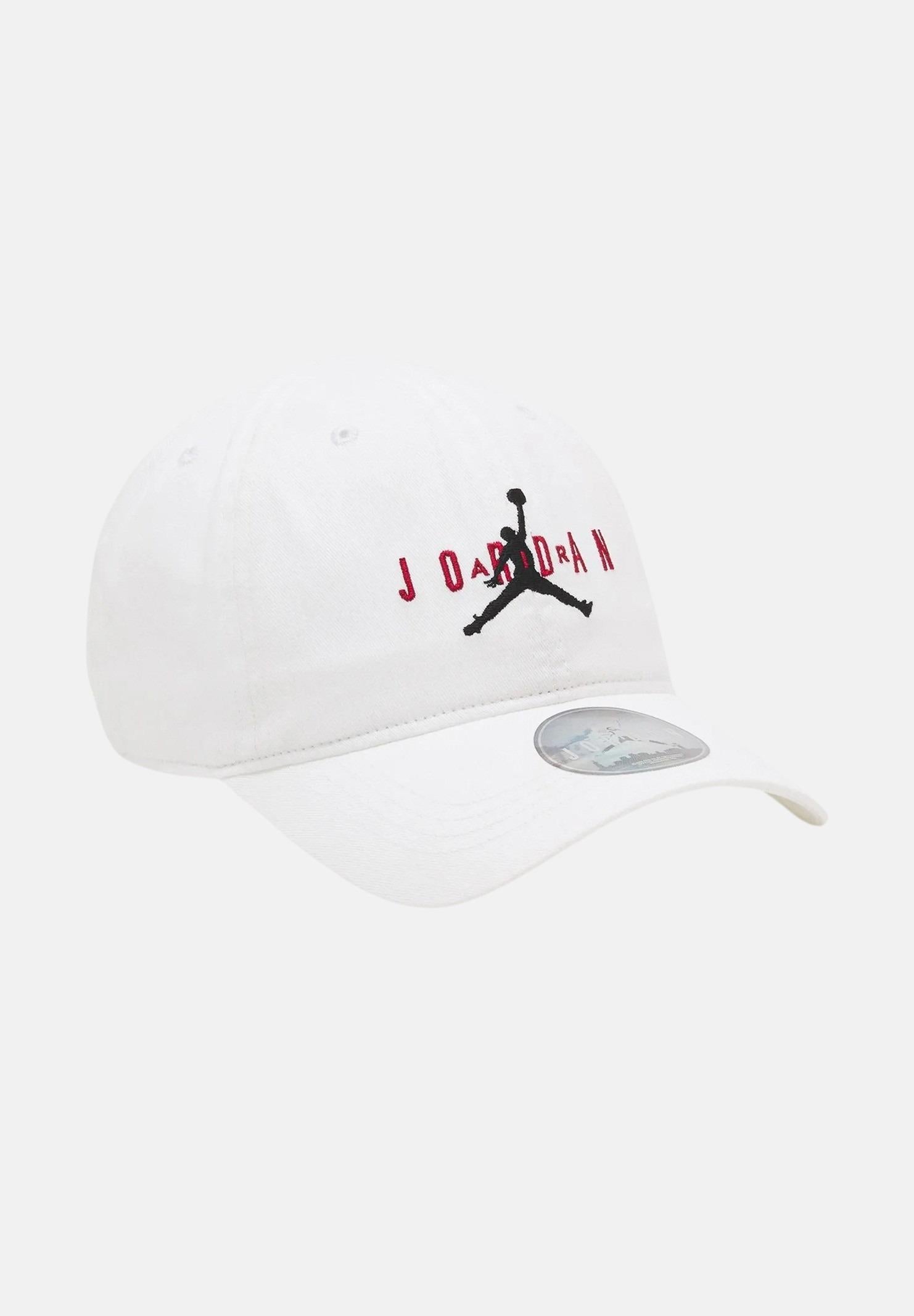 JORDAN Cappello con visiera bianco per bambino e bambina con logo 9A0569 001 JORDAN