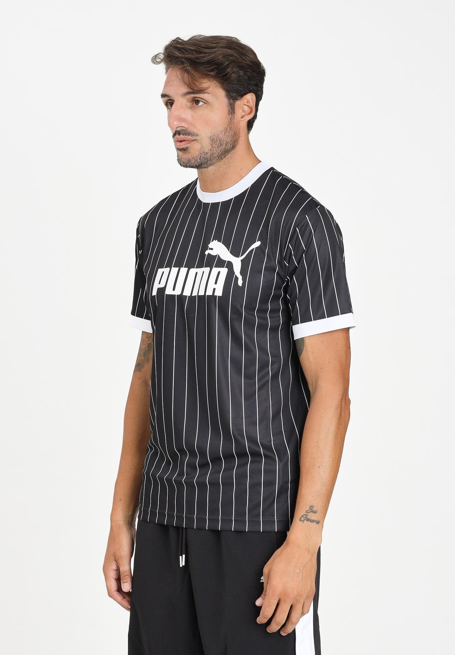 PUMA T-shirt a manica corta Essentials nera da uomo 688263 01 PUMA