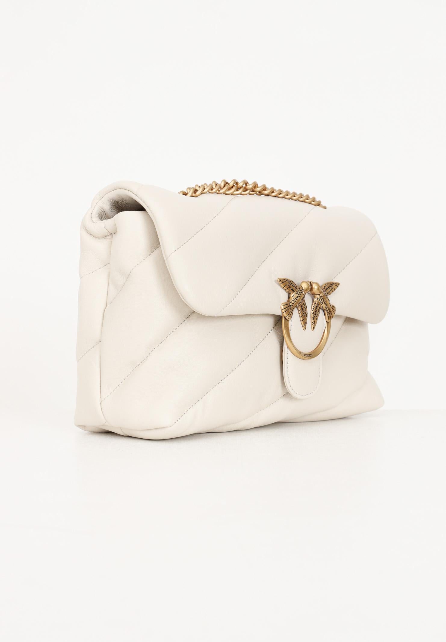 PINKO Borsa a tracolla Classic Love Bag Puff panna da donna 100038A0F2 Z14Q PINKO