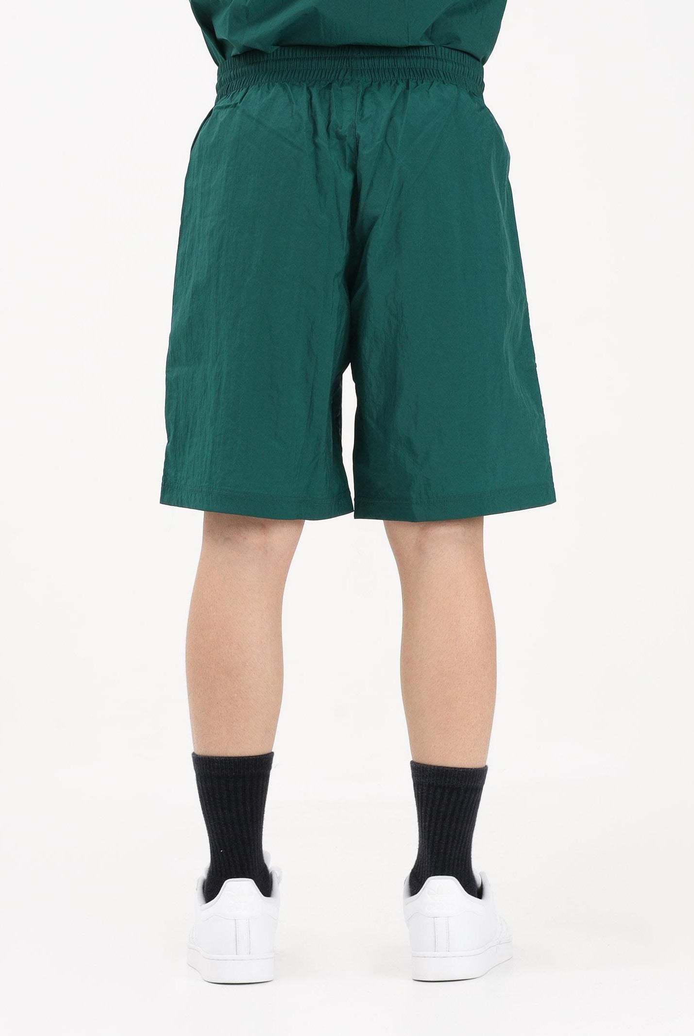 ADIDAS ORIGINALS Shorts sportivo ADICOLOR BLOCKED verde e bianco da uomo KD4073 . ADIDAS ORIGINALS