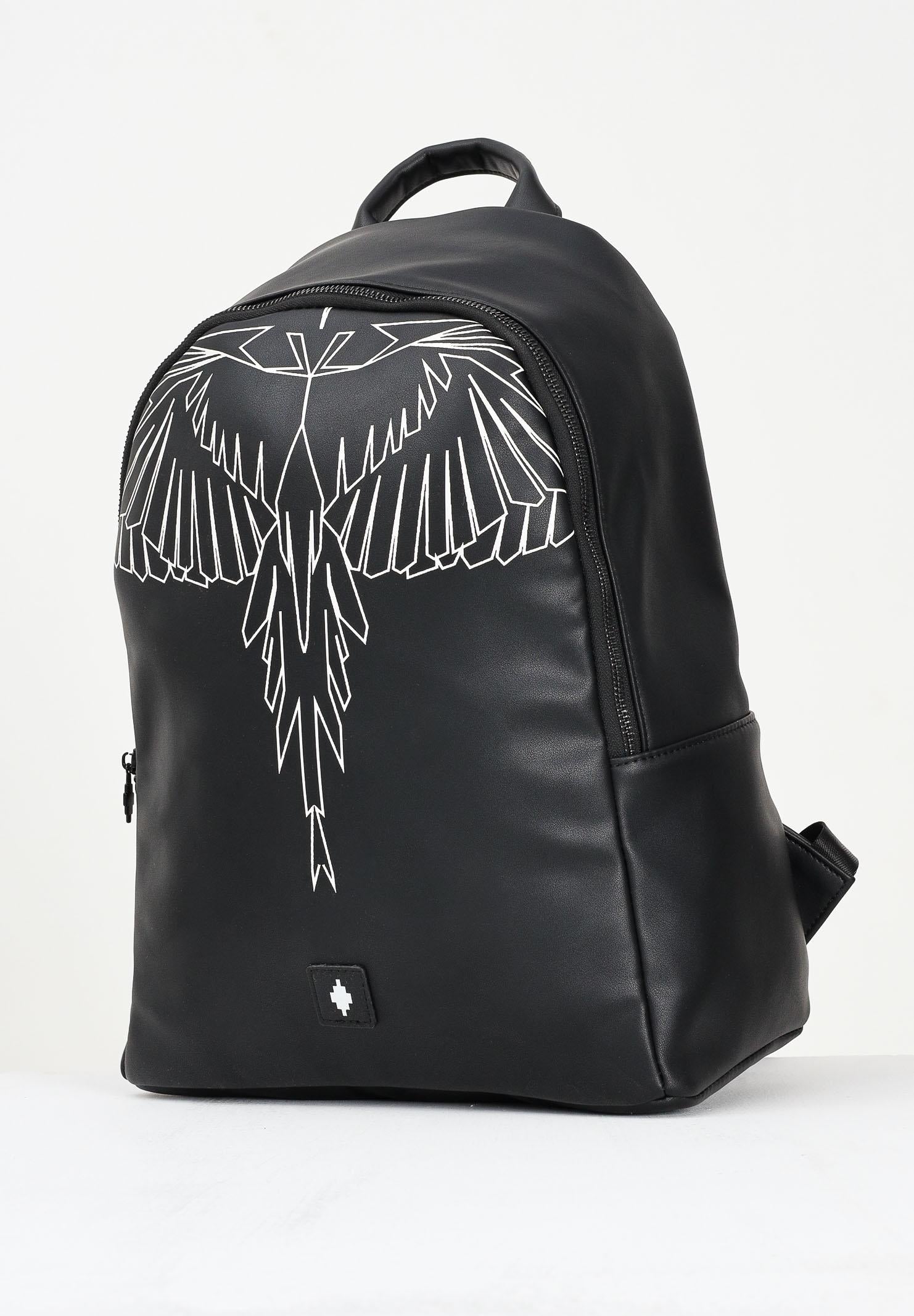 MARCELO BURLON COUNTY OF MILAN Zaino nero per uomo e donna con stampa COMAF250114 MARCELO BURLON COUNTY OF MILAN