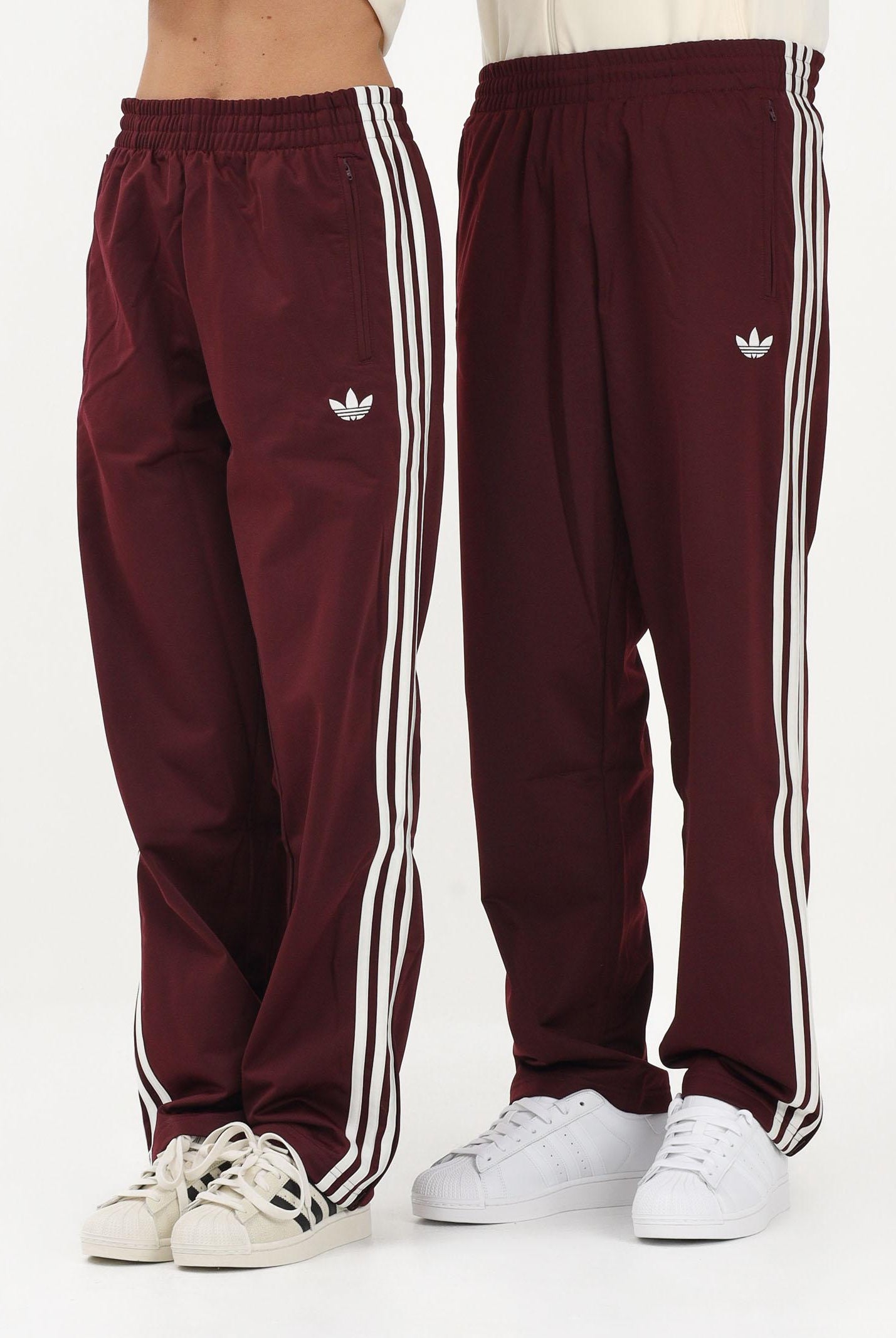 ADIDAS ORIGINALS Pantalone sportivo FIREBIRD bordeaux per uomo e donna KE1651 . ADIDAS ORIGINALS