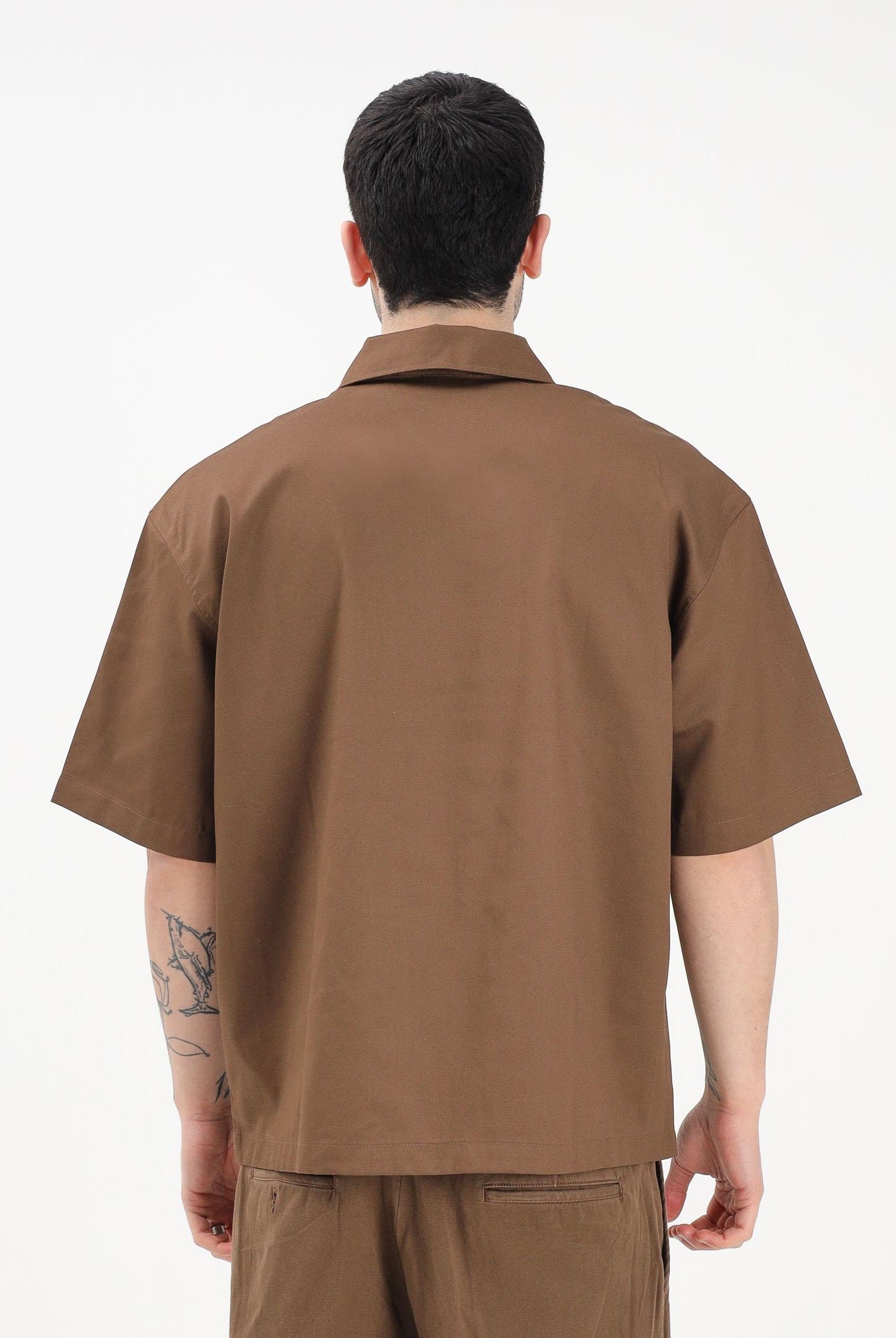 DICKIES Camicia a manica corta Cadiz marrone da uomo DK0A88PI0TB1 . DIckies