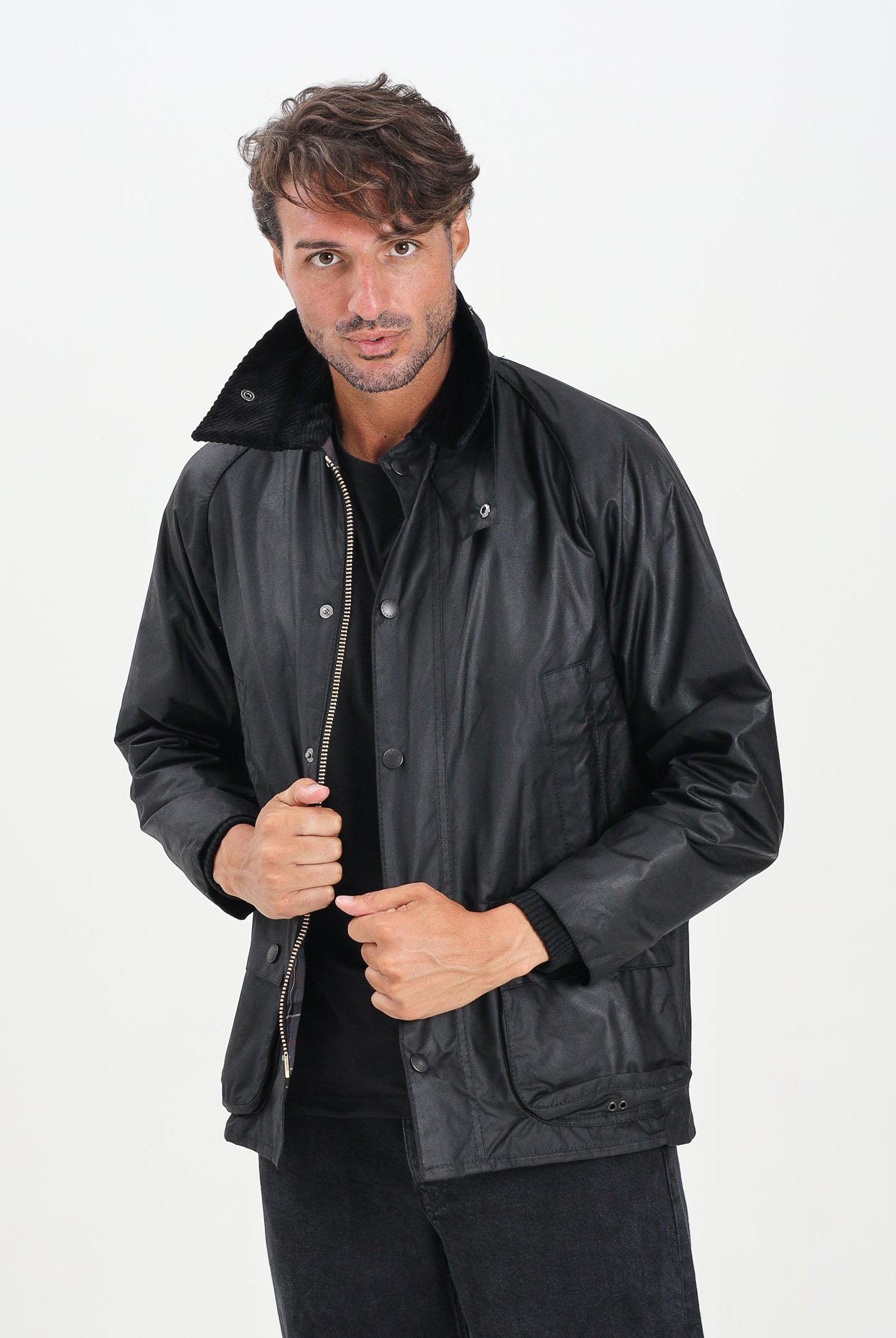 BARBOUR Giubbotto Bedale® nero da uomo 252MMWX0018 BK91 BARBOUR