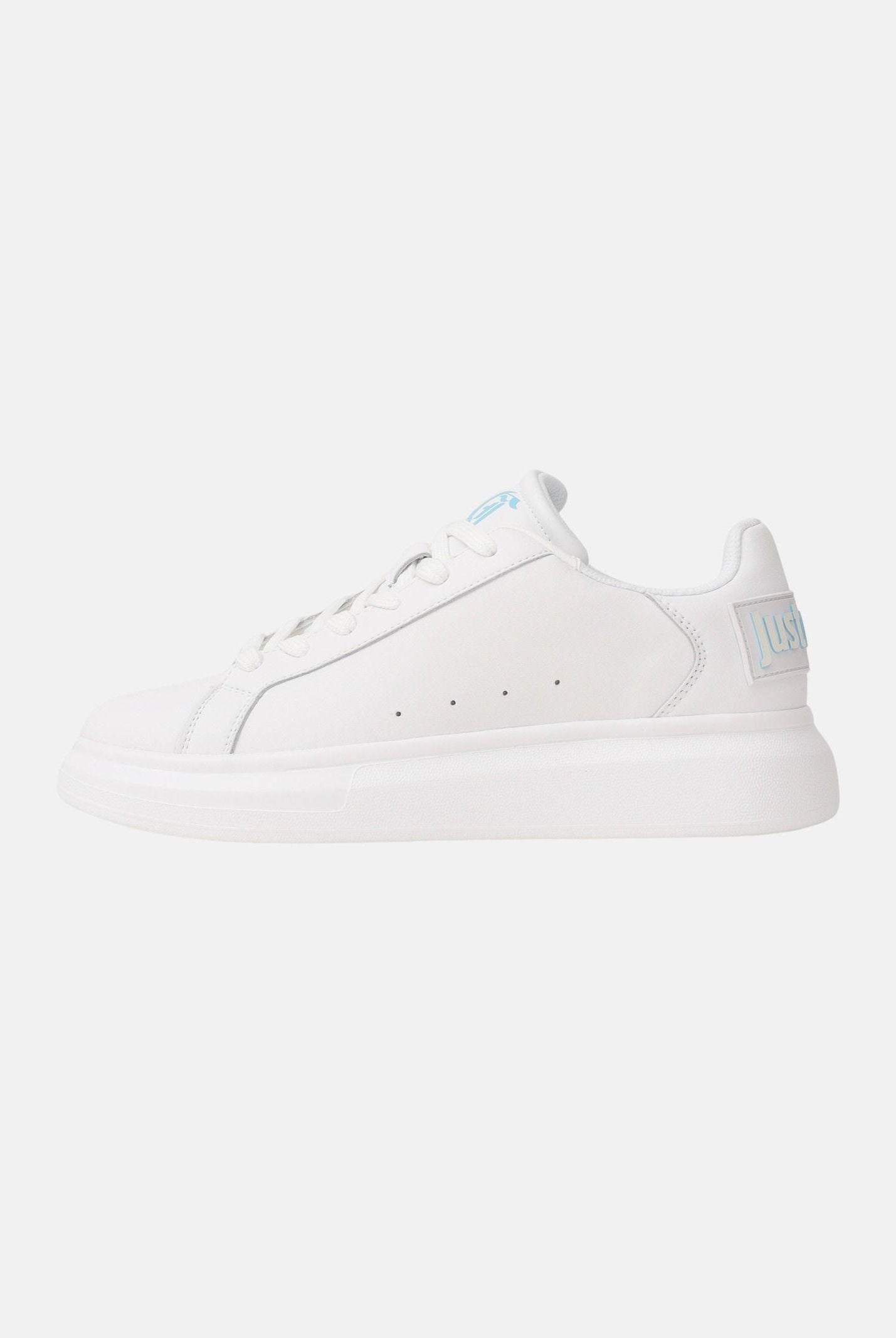 JUST CAVALLI Sneakers bianche da uomo con logo sul retro 80QA3SBDZPC18 003 JUST CAVALLI