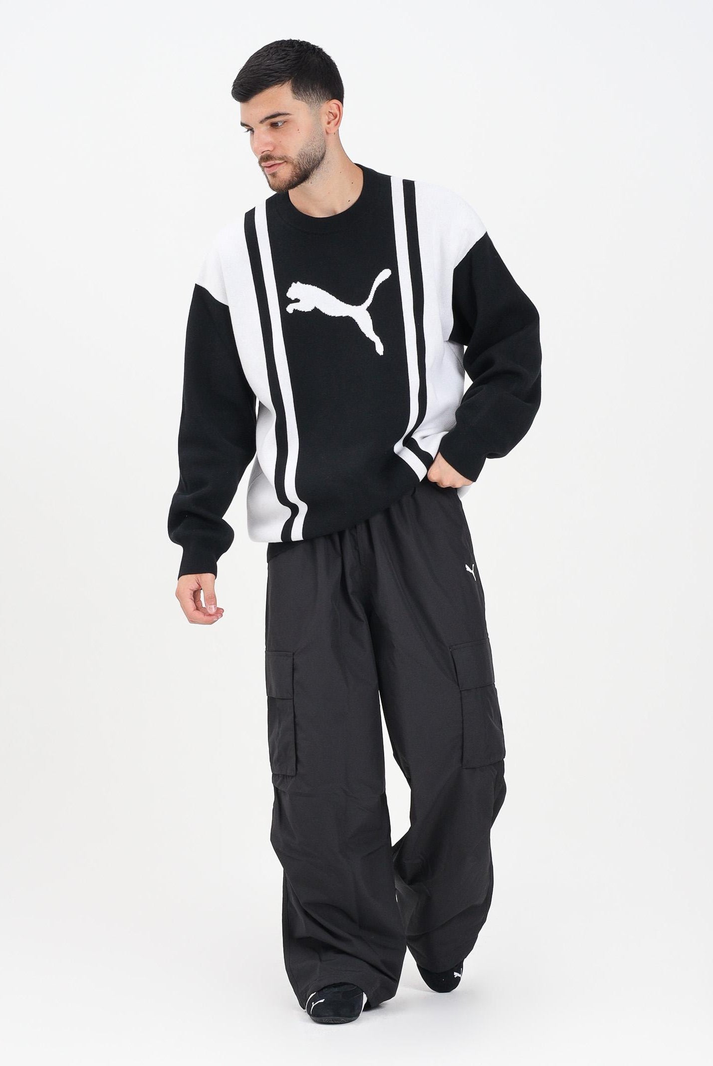 PUMA Pantalone cargo FUTURE PUMA ARCHIVE Extreme nero da uomo 633033 01 PUMA