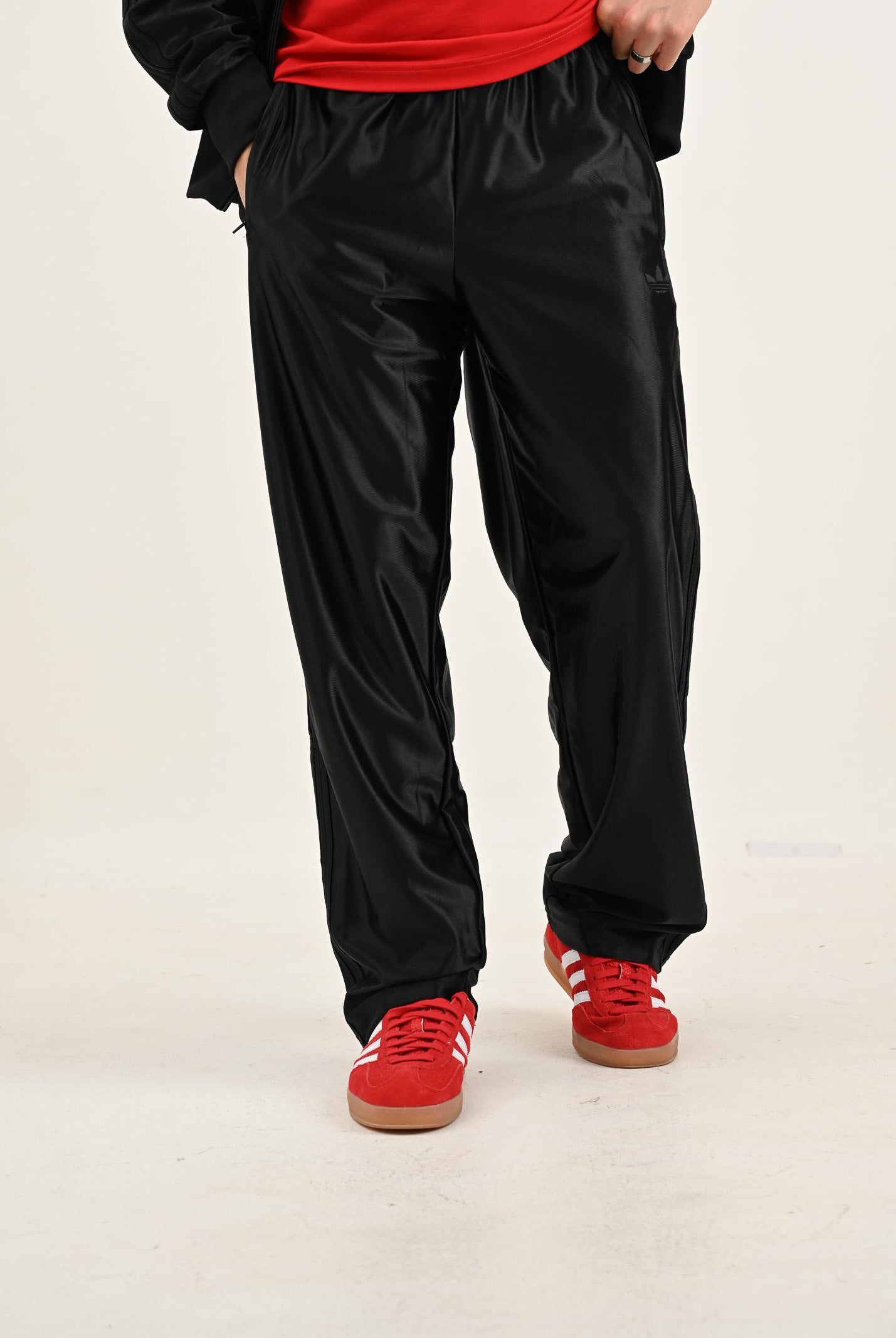 ADIDAS ORIGINALS Pantalone sportivo Firebird Adicolor Metallic nero da uomo JX1494 . ADIDAS ORIGINALS