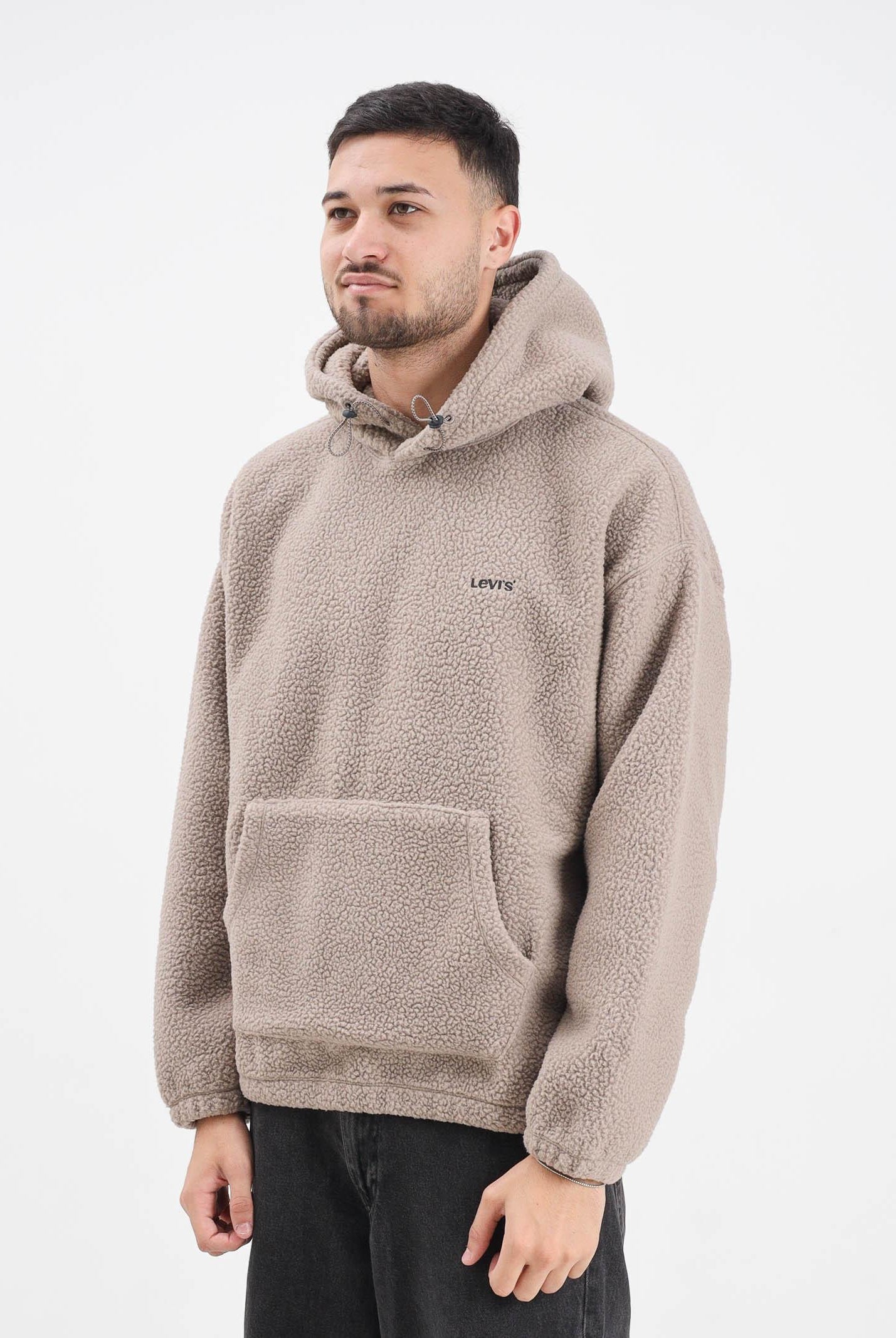 LEVI'S® Felpa con cappuccio Cozy Up beige da uomo A1034-0028 LEVI'S®