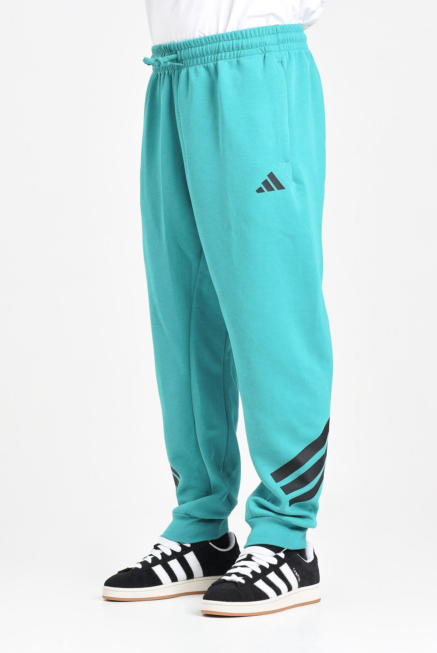 ADIDAS PERFORMANCE Pantalone sportivo Future Icons 3-Stripes turchese da uomo JW7089 ADIDAS PERFORMANCE