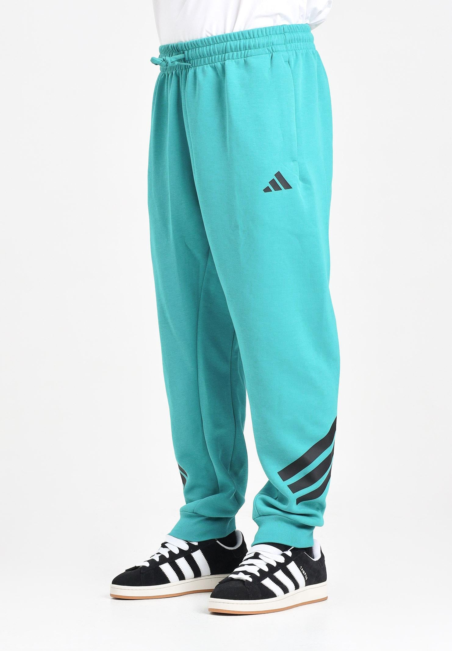 ADIDAS PERFORMANCE Pantalone sportivo Future Icons 3-Stripes turchese da uomo JW7089 ADIDAS PERFORMANCE