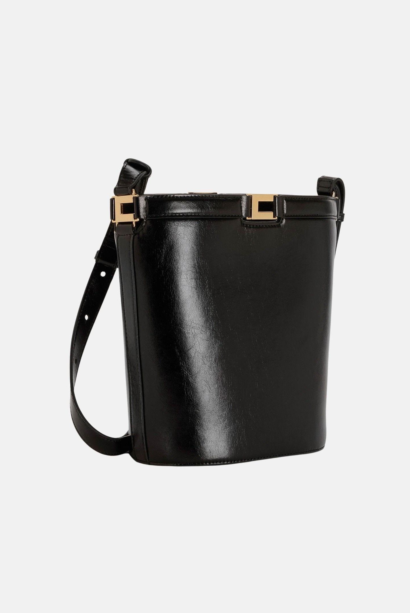 ELISABETTA FRANCHI Borsa a secchiello nera da donna BS16A61E2 110 ELISABETTA FRANCHI