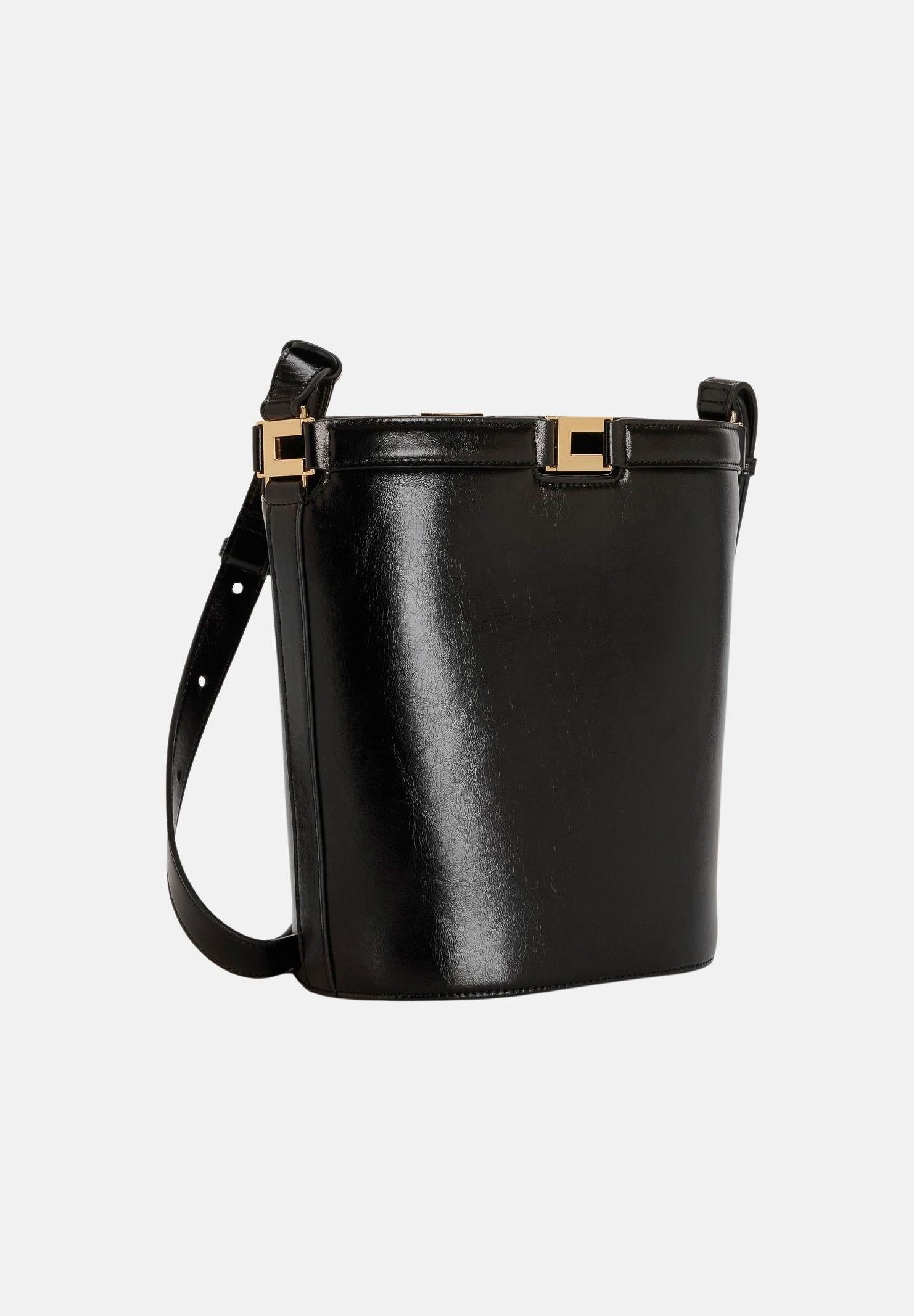 ELISABETTA FRANCHI Borsa a secchiello nera da donna BS16A61E2 110 ELISABETTA FRANCHI