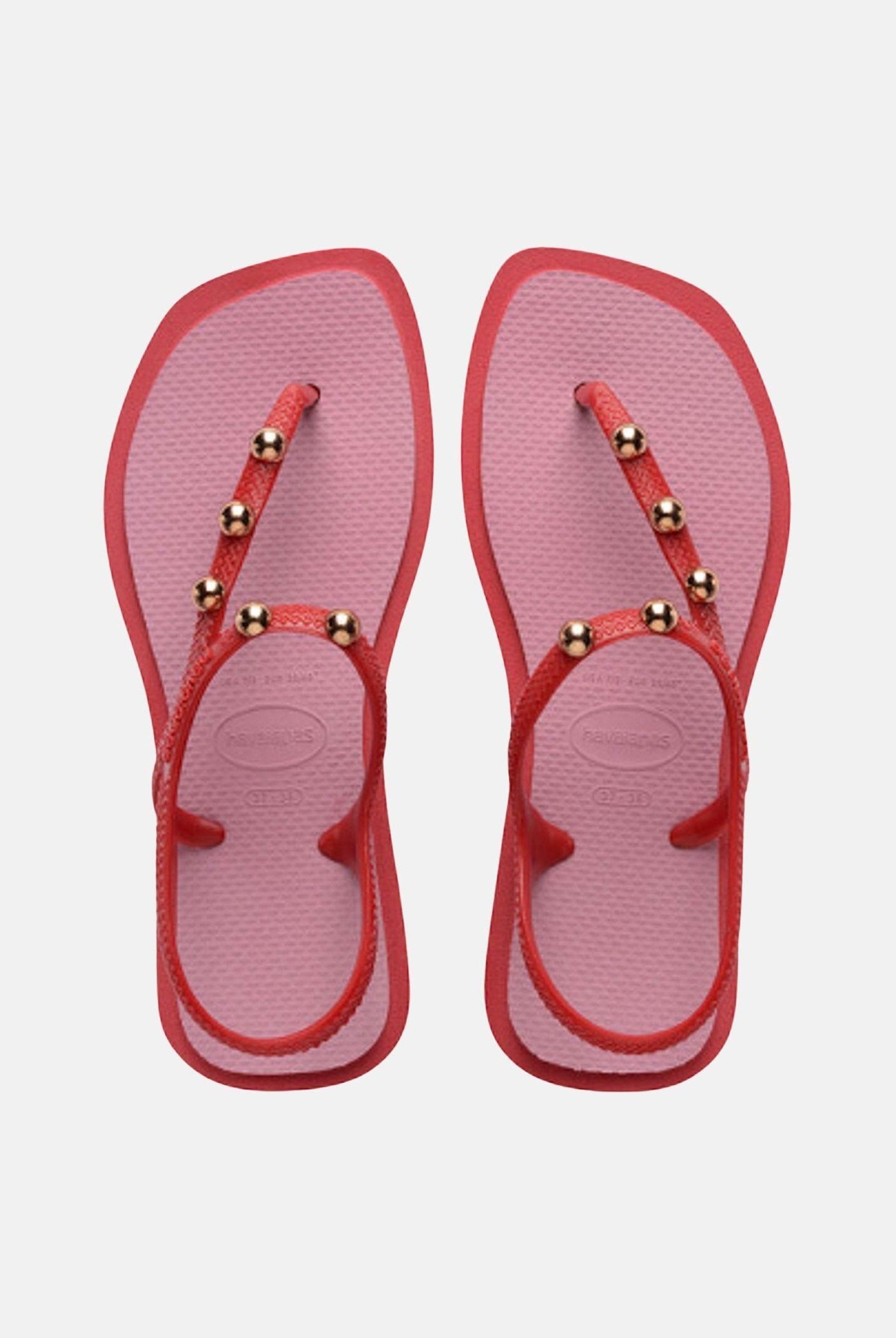 HAVAIANAS Sandali Flash Fusion rossi e rosa da donna 4150244 6627 HAVAIANAS