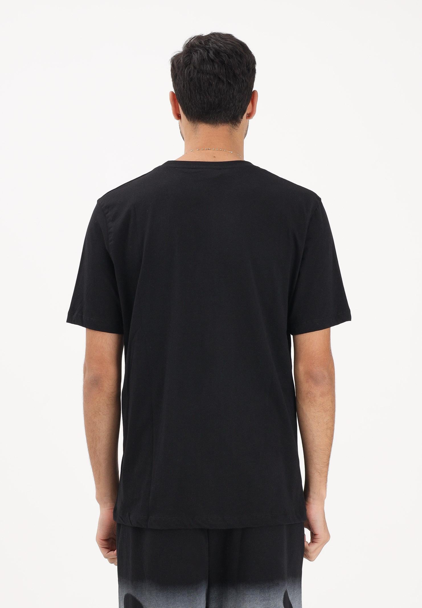 DISCLAIMER T-shirt a manica corta nera da uomo con stampa logo in stile graffiti 26EDS55419 NE DISCLAIMER