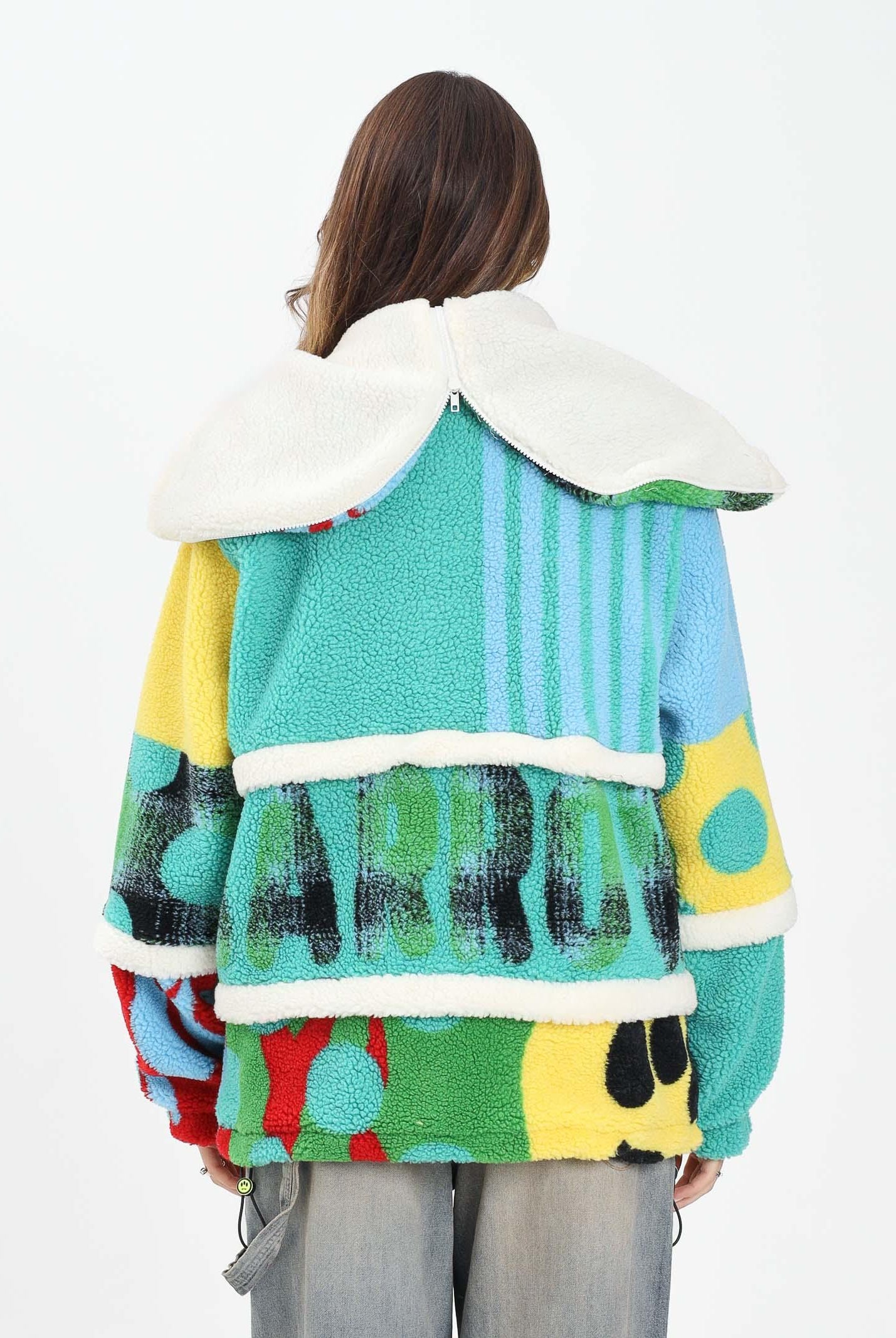 BARROW Giubbotto in pile multicolore per uomo e donna F5BWUAJK119 140 BARROW