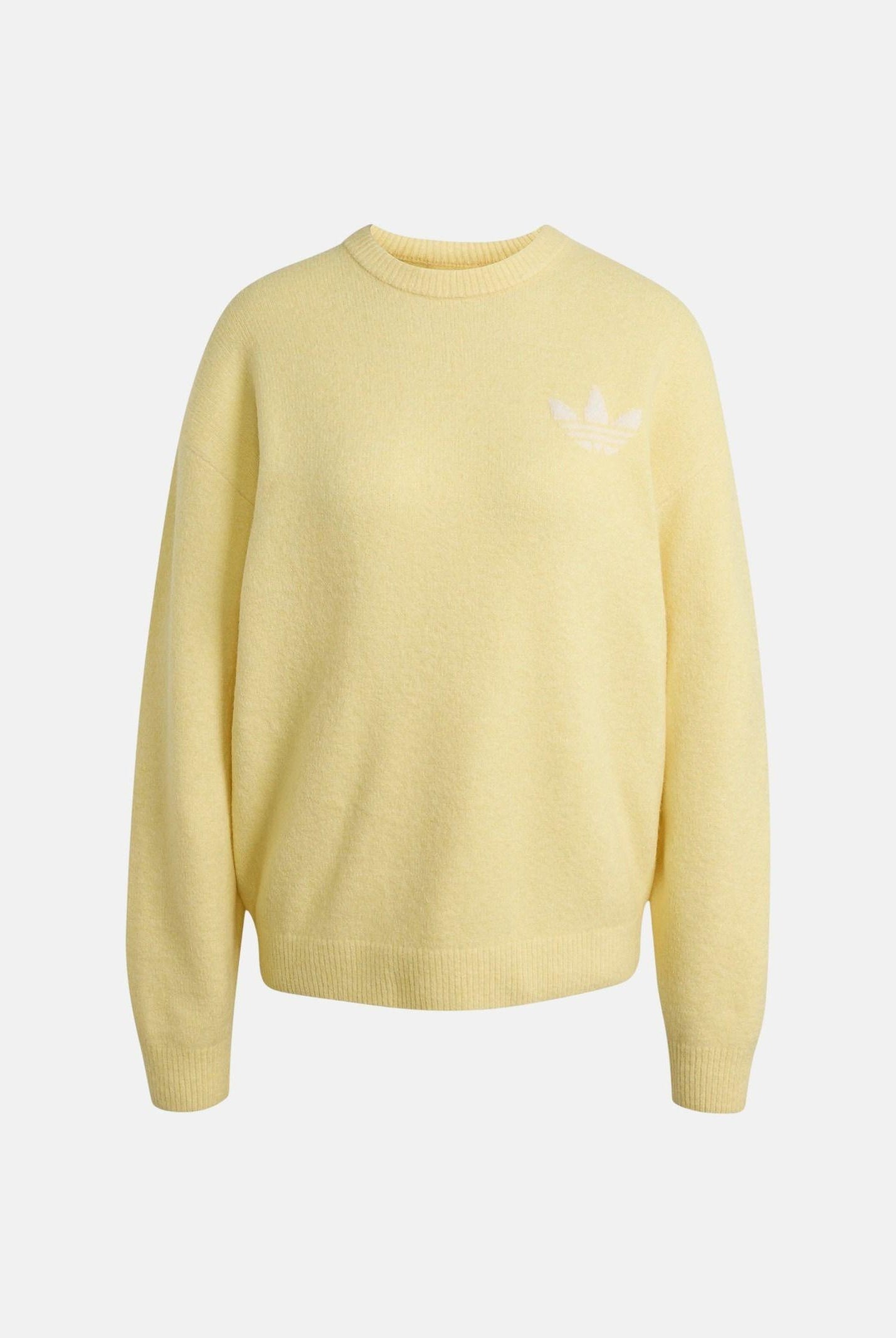 ADIDAS ORIGINALS Maglione girocollo Athletic Dept Knitted giallo per uomo e donna LD4476 . ADIDAS ORIGINALS
