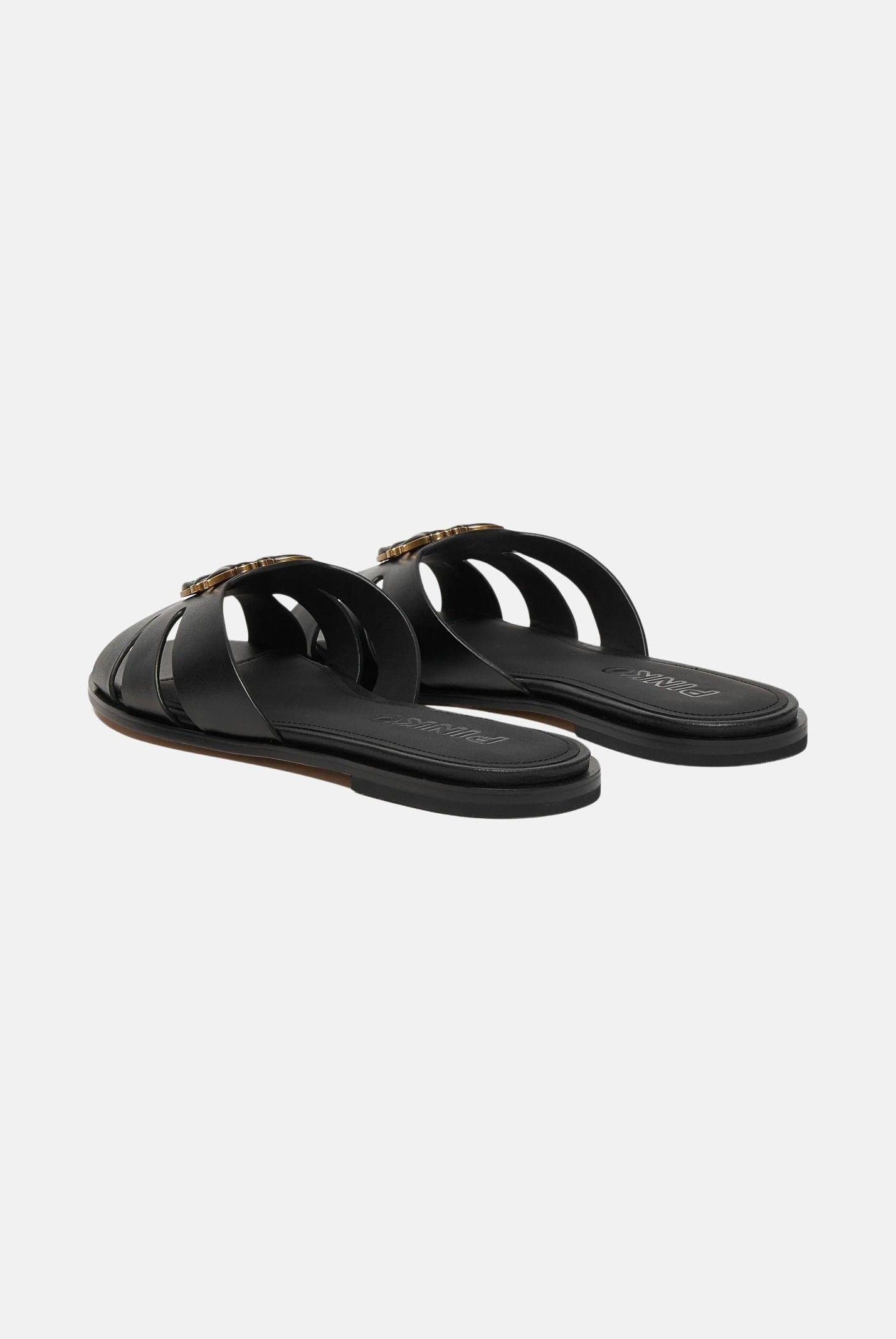 PINKO Ciabatte nere da donna con logo Love Birds SD0463P001Z99 Z99 PINKO